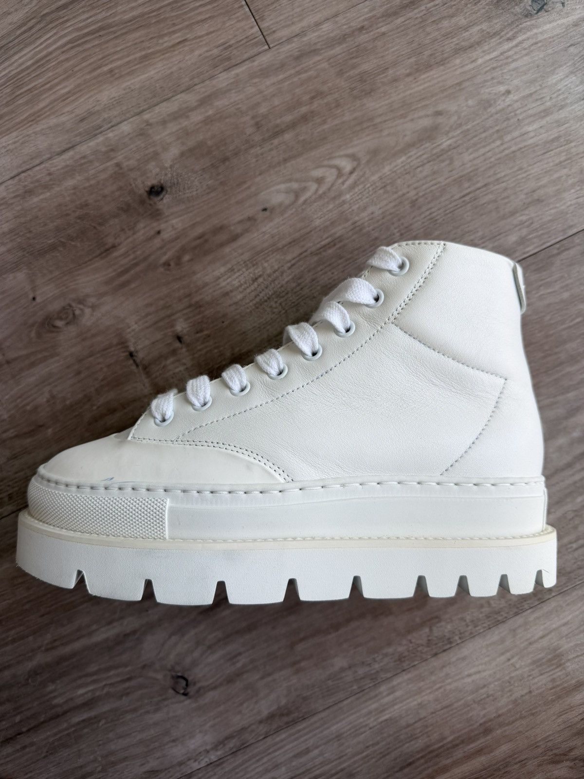 MM6 MM6 Margiela Platform High Top Sneakers White EU36 New w/Box Size US 6 / IT 36 - 9 Thumbnail