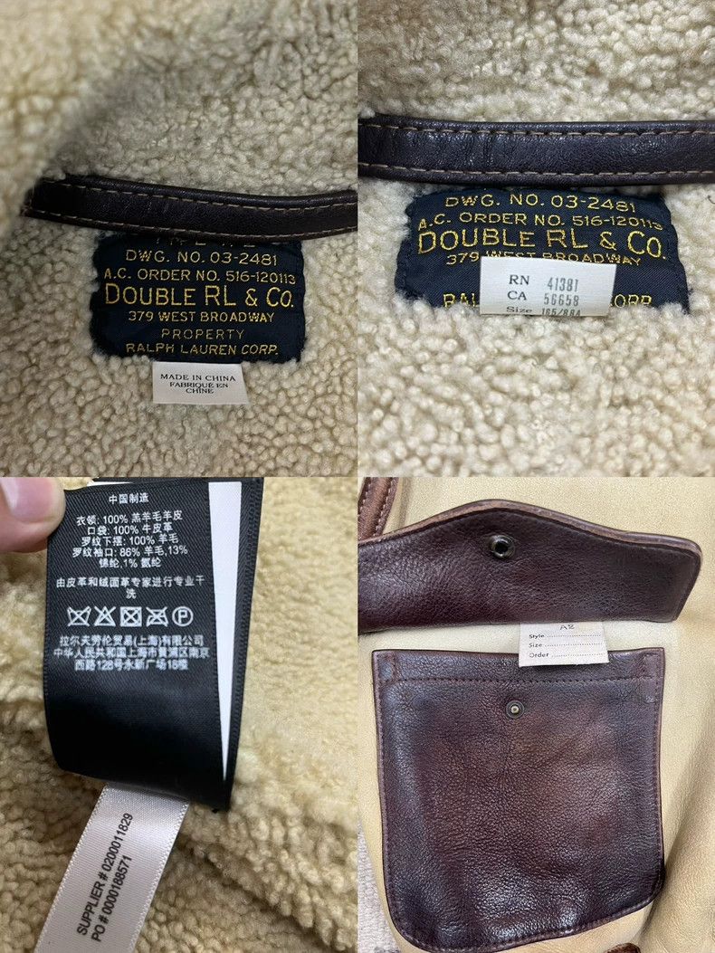 Other RRL Ralph Lauren Old A2 pilot fur integrated Size US XS / EU 42 / 0 - 5 Thumbnail
