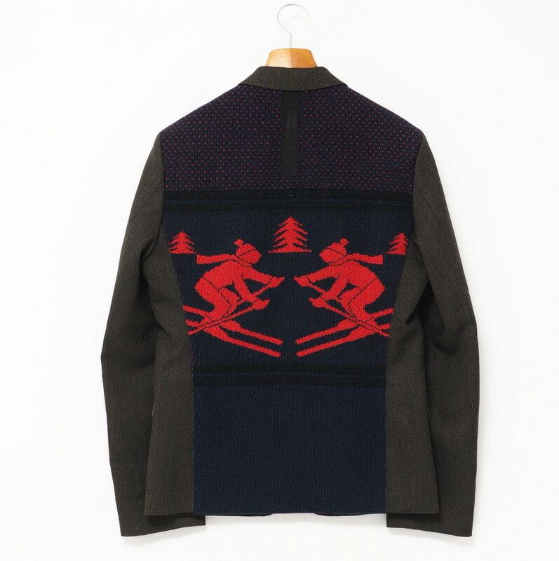 Junya Watanabe Jacket Tailored Back Design Wool Khaki Size US M / EU 48-50 / 2 - 3 Thumbnail