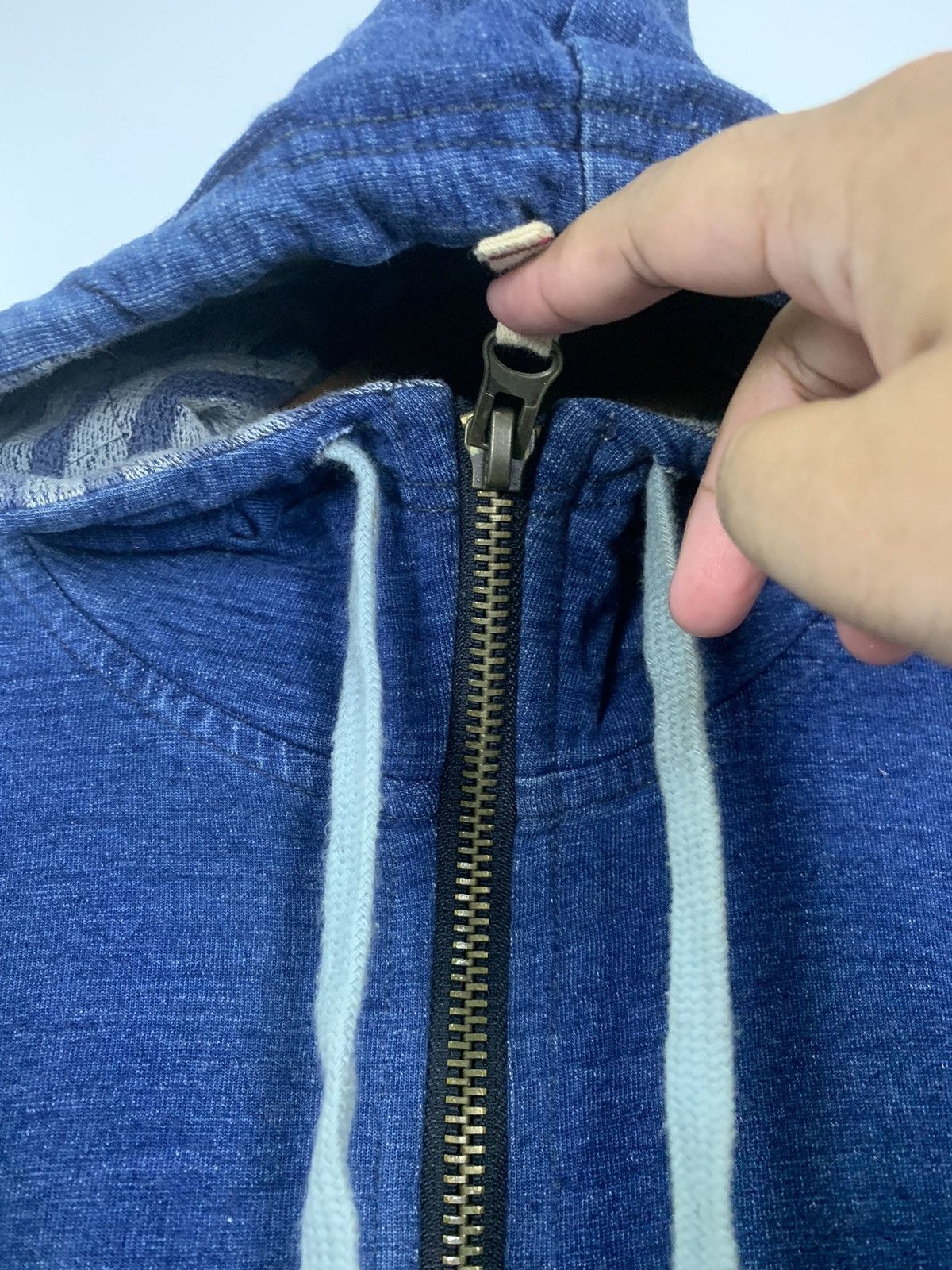 Indigo Vintage Indigo Hoddies Size US S / EU 44-46 / 1 - 6 Thumbnail