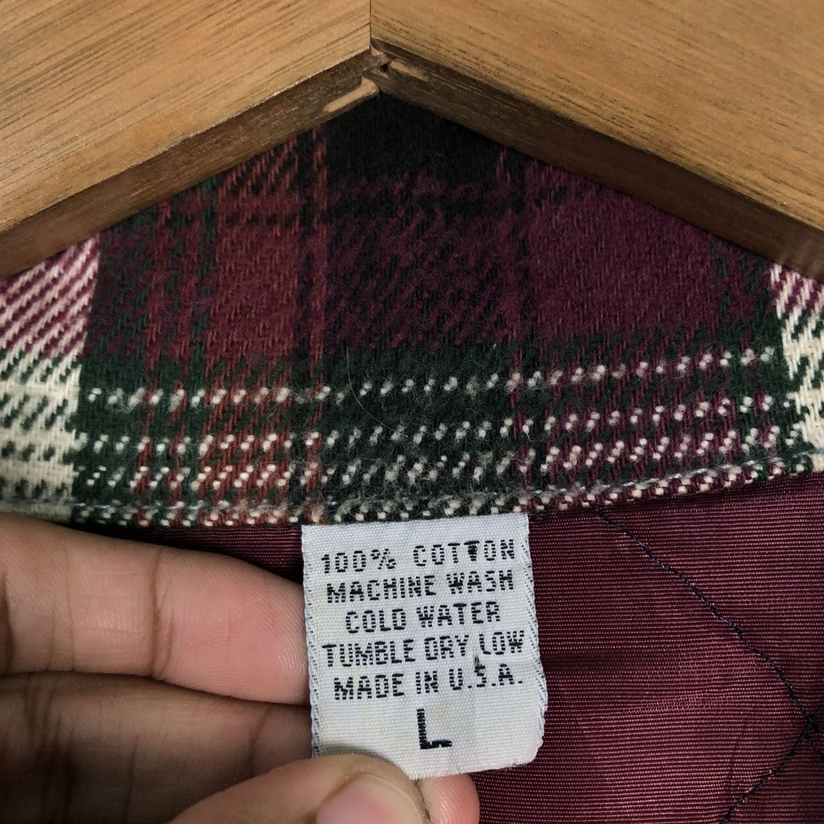 Japanese Brand 🔥Punk Design Tartan Checked Flannel Work Jacket Made in USA Size US L / EU 52-54 / 3 - 19 Thumbnail