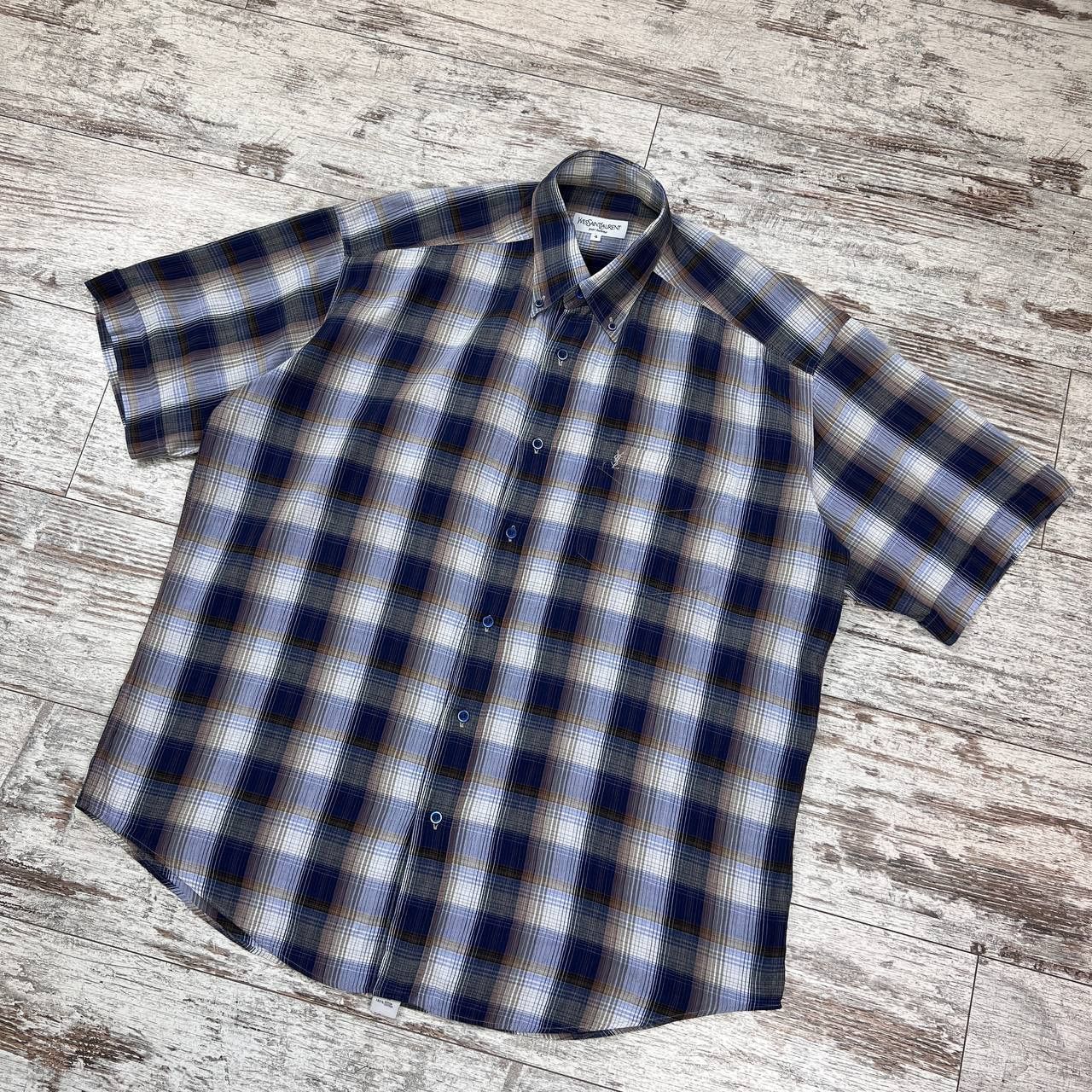 Yves Saint Laurent Vintage Yves Saint Laurent Man's Shirt Size 4 Size US XL / EU 56 / 4 - 4 Thumbnail