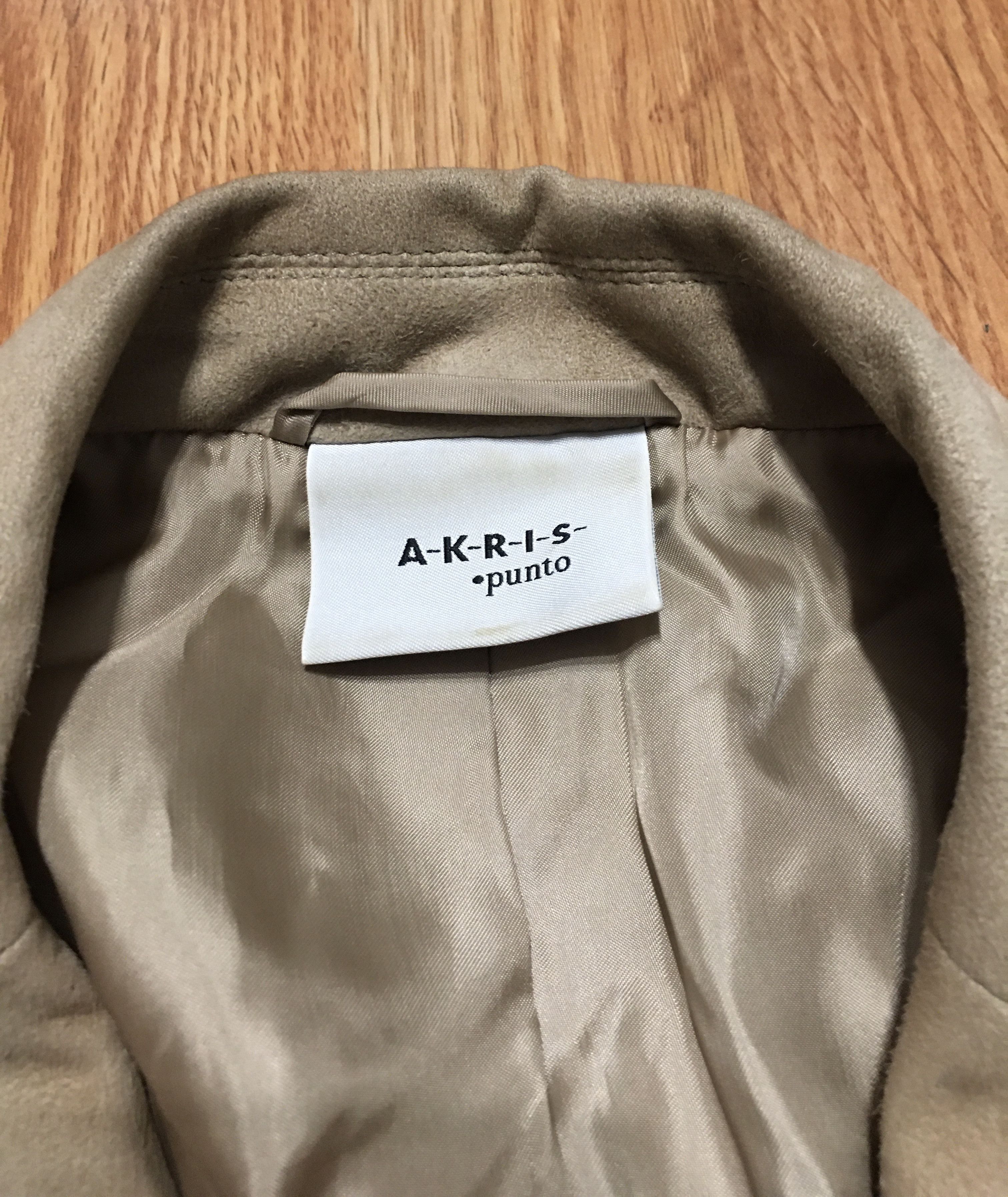 Akris AKRIS Punto Kid Suede Leather Blazer Jacket US10 EU40 Size L / US 10 / IT 46 - 7 Thumbnail