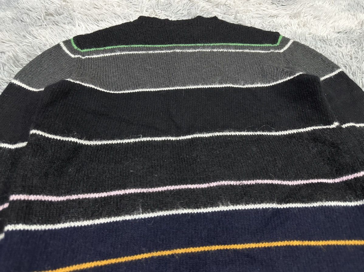 Raf Simons 🔥Raf Simons 10 Corso Como Striped Mohair Wool Sweater Size US M / EU 48-50 / 2 - 8 Thumbnail
