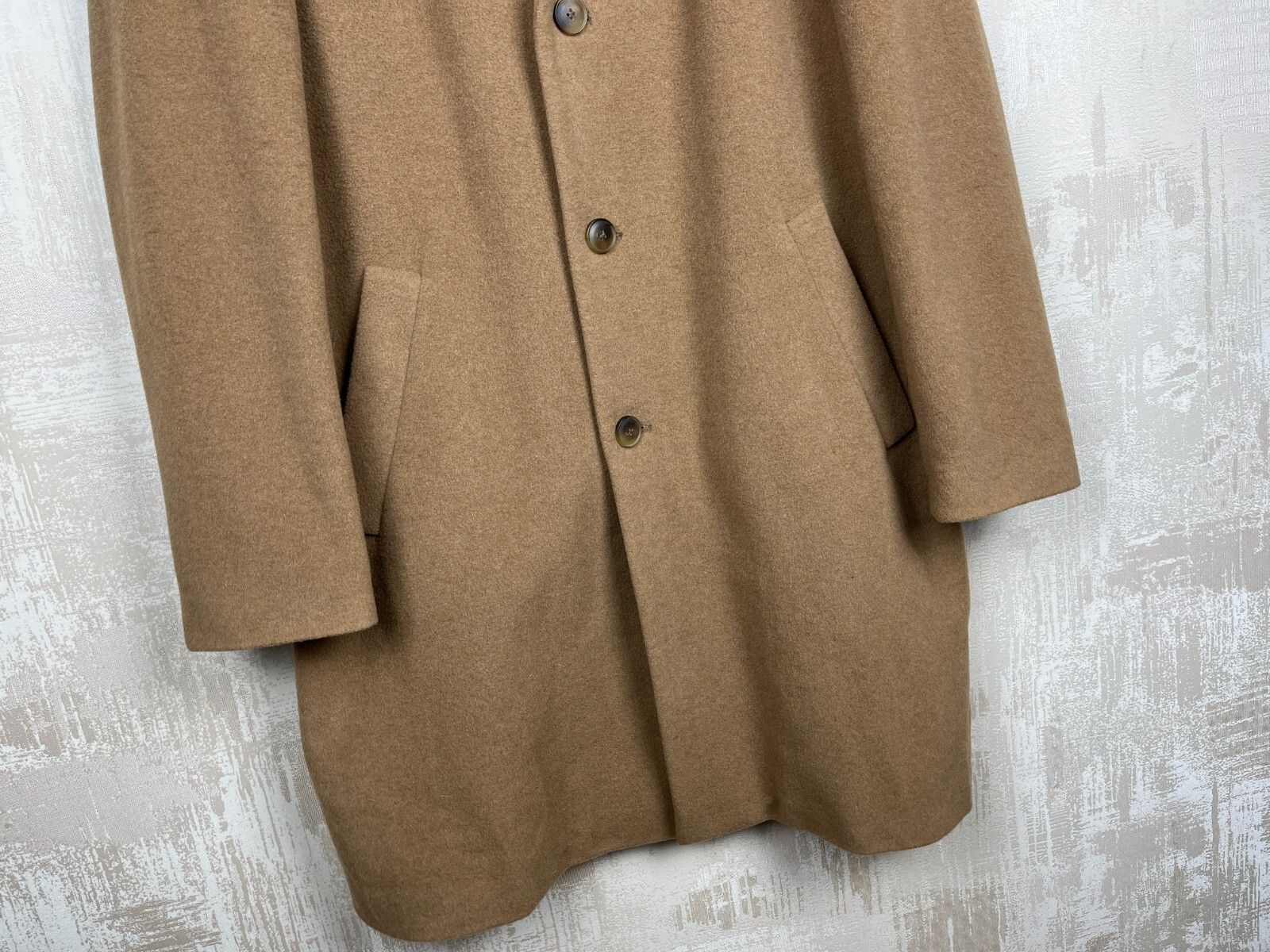 Aldo ALDO COLITTI Tessuti di Fabio Bertone Wool Cashmere Coat Size US XL / EU 56 / 4 - 7 Thumbnail