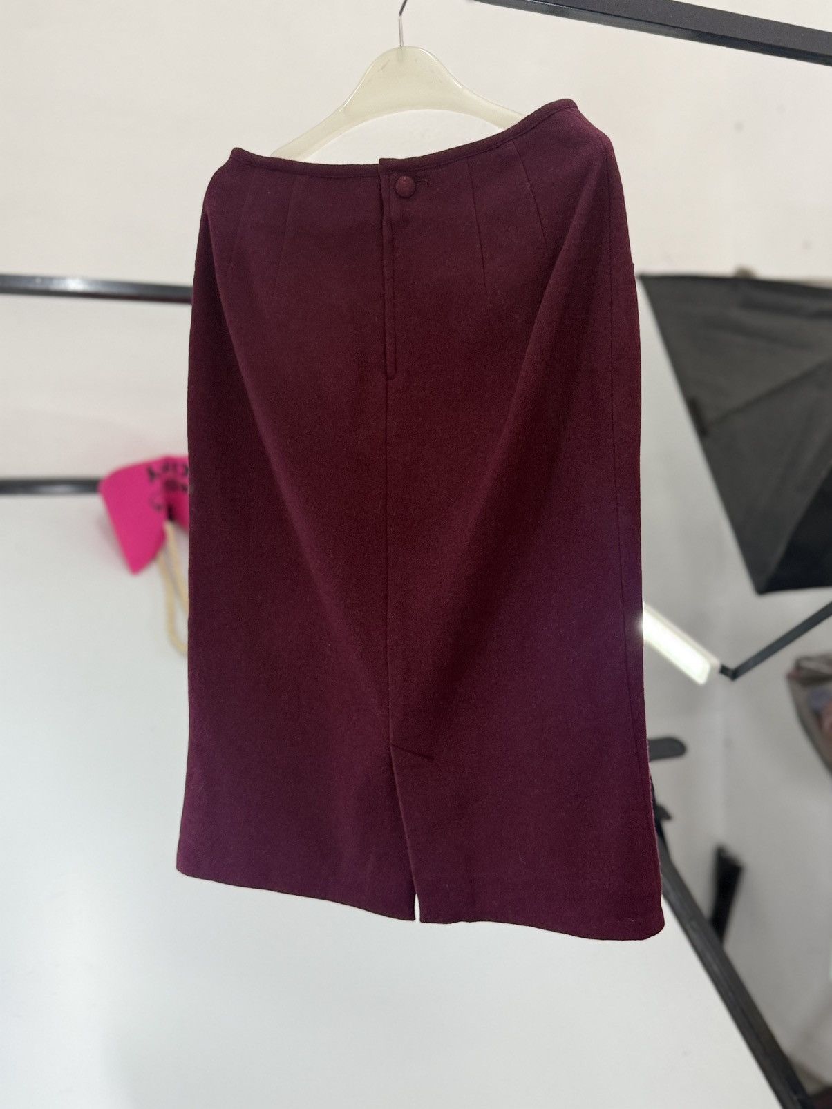 Jean Paul Gaultier 🔥 Jean Paul Gaultier Femme Wool Midi Skirt Size 27" / US 4 / IT 40 - 10 Thumbnail