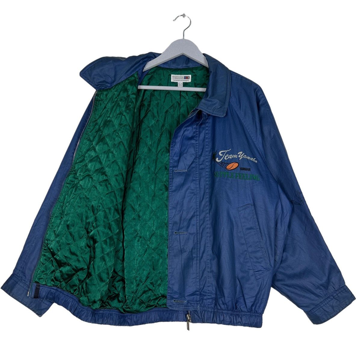 Japanese Brand 🔥 VINTAGE YAMAHA TEAM BOMBER JACKET Size US L / EU 52-54 / 3 - 9 Thumbnail