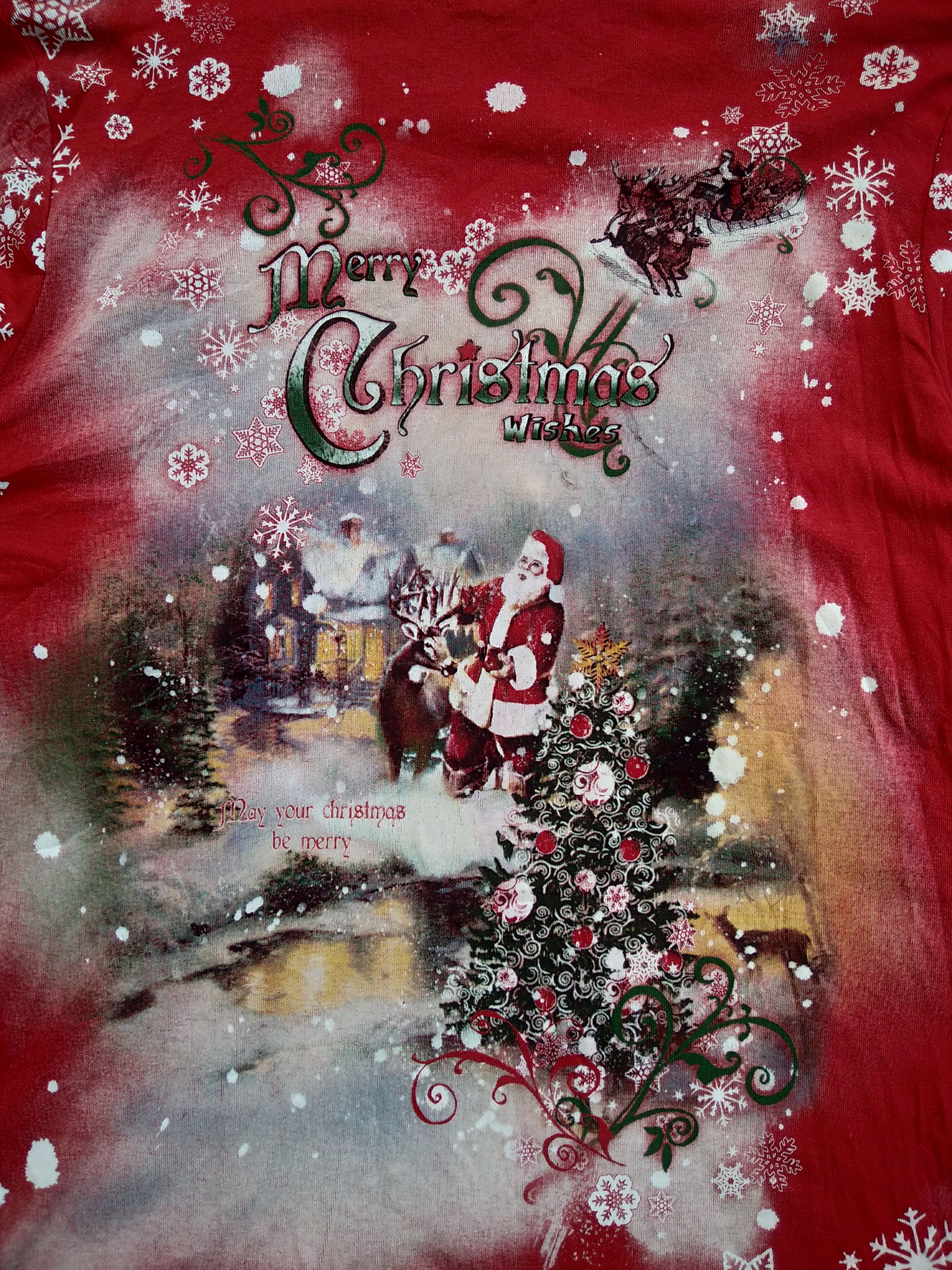 If Six Was Nine × Vintage VTG 90s Studio Gem Q Santa Claus All Over Print T Shirt Size XXL / US 16-18 / IT 52-54 - 7 Thumbnail
