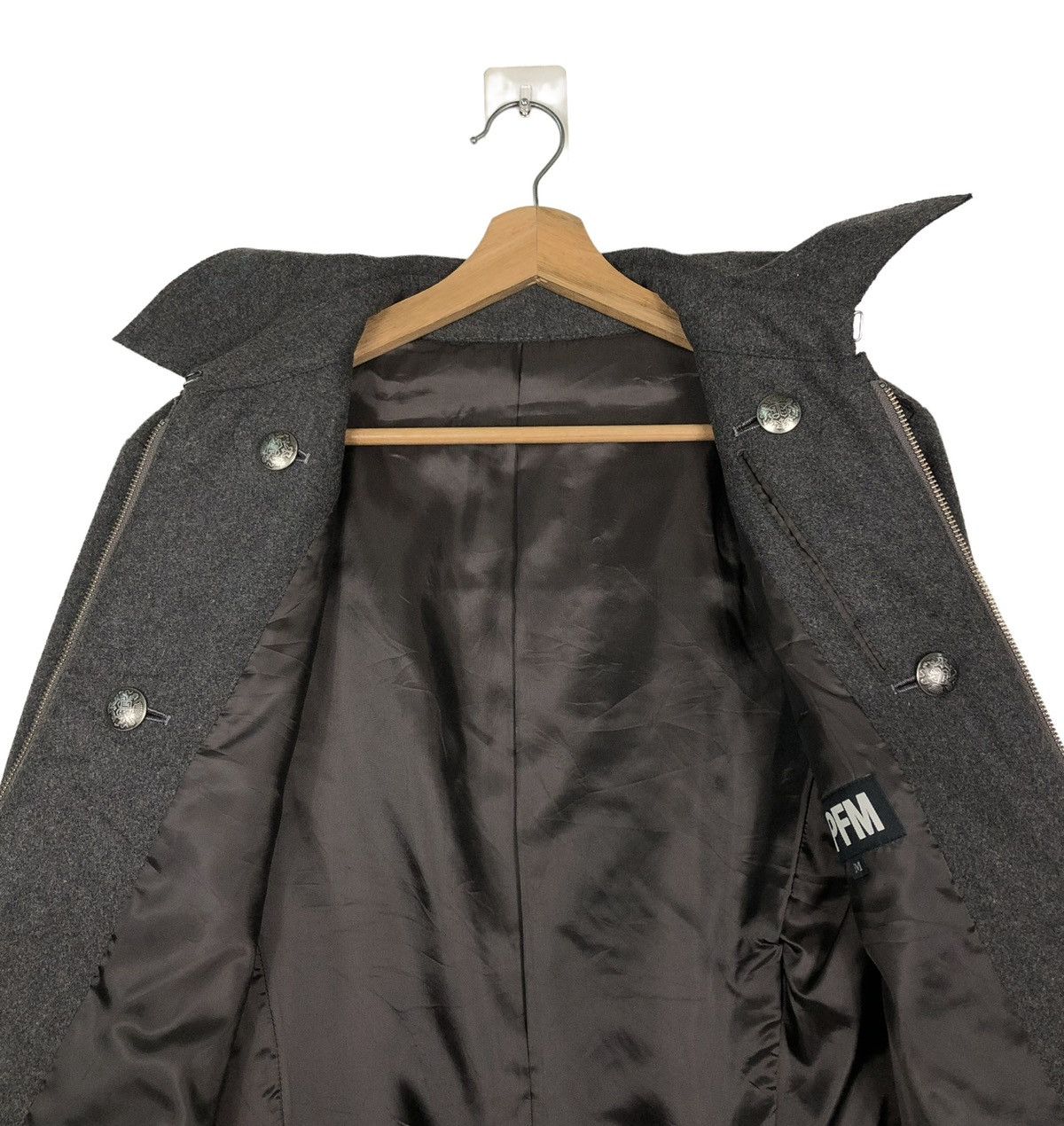 PPFM 🔥VINTAGE WOOL BIKER JACKET PPFM JAPAN DOUBLE LAYER Size US M / EU 48-50 / 2 - 16 Thumbnail