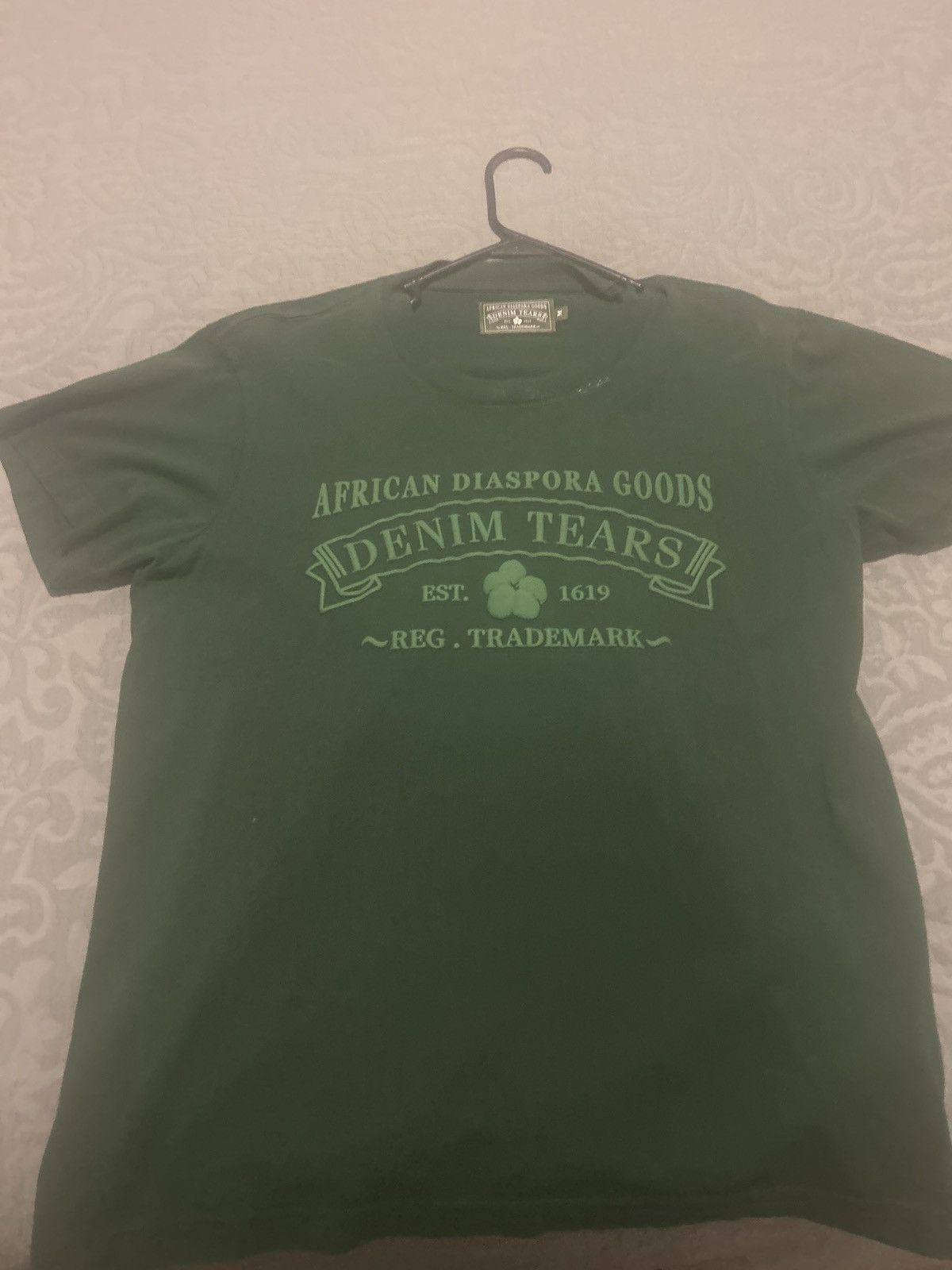 DENIM TEARS ADG Tee Green Size US M / EU 48-50 / 2 - 1 Thumbnail