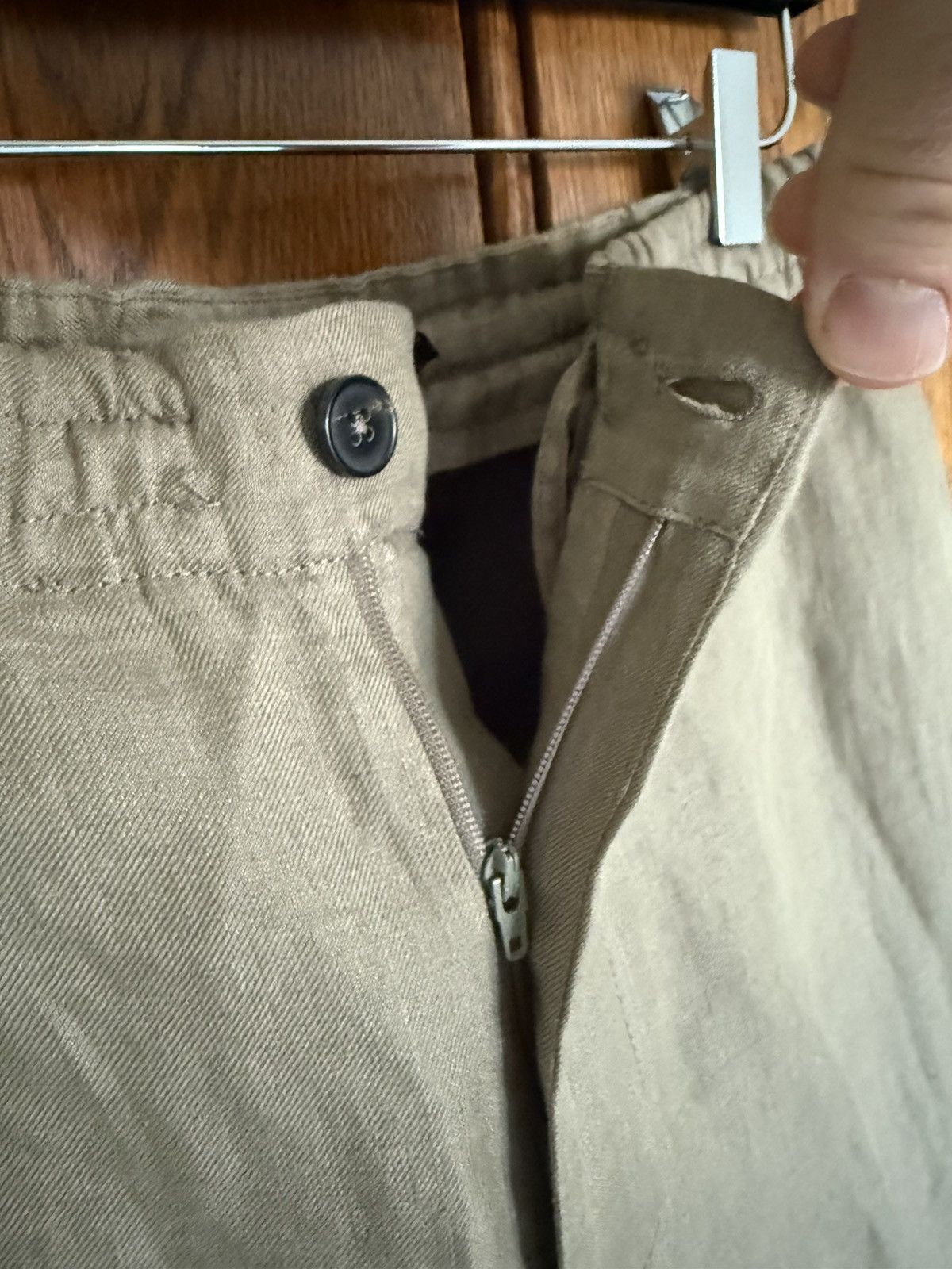 Z Zegna $1.1k+ Zegna Oasi Lino shorts 46 BNWT green khaki grail 46 Size US 30 / EU 46 - 16 Thumbnail