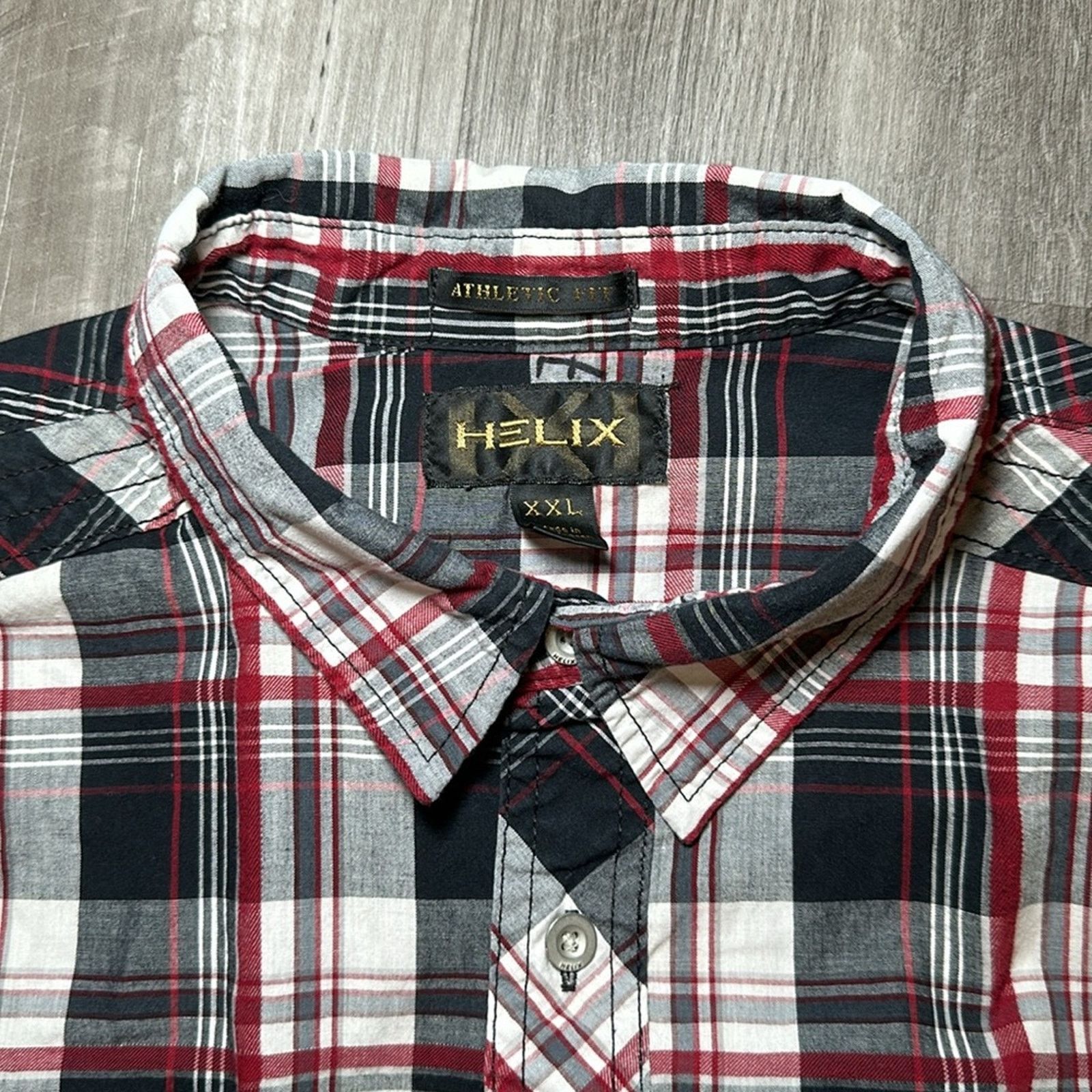 Helix Helix Athletic Fit Long Sleeve Button Down - 2XL Size US XXL / EU 58 / 5 - 6 Thumbnail