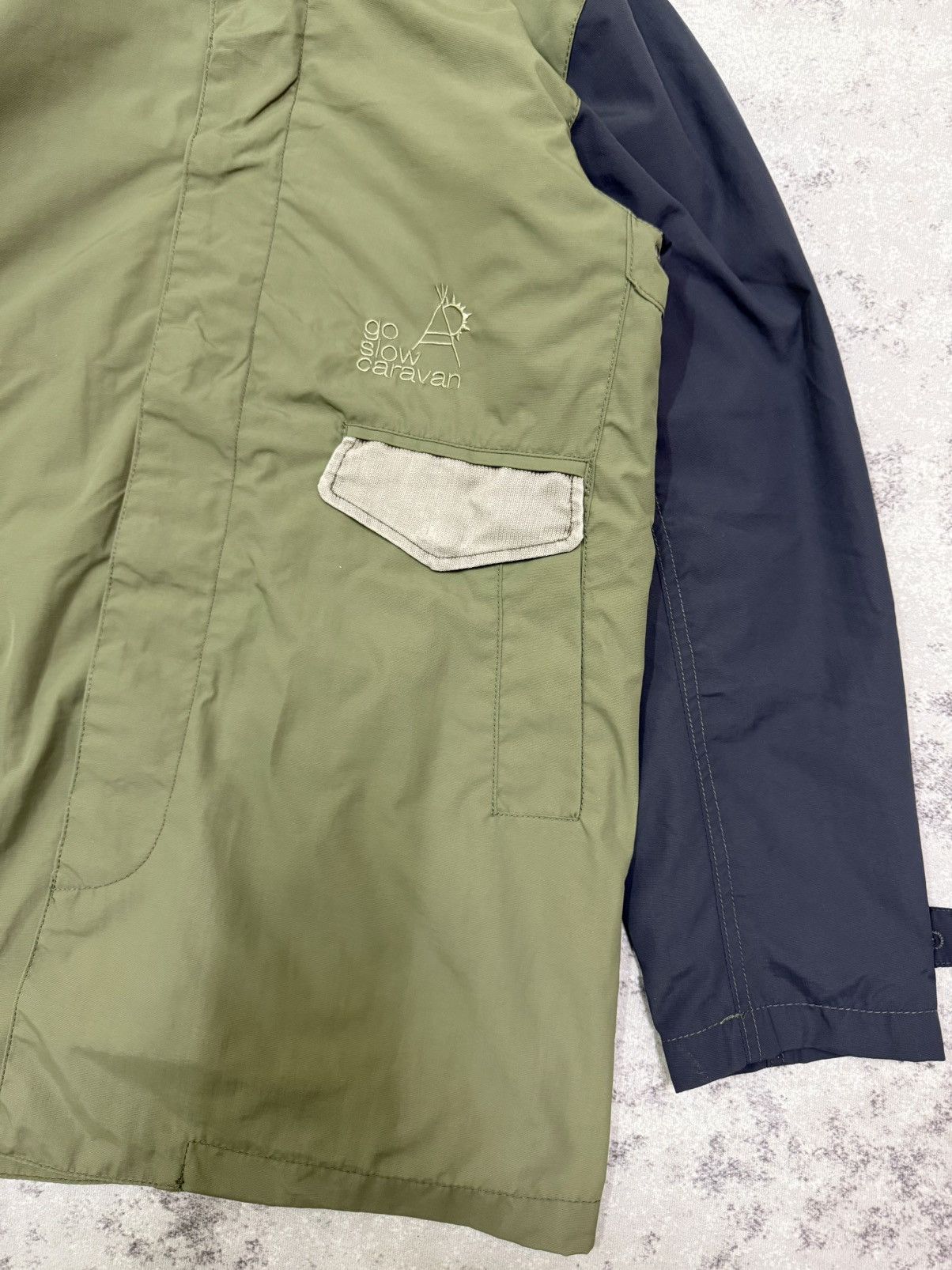 go slow caravan Go Slow Caravan Button Up Windbreaker Jacket Hoodie Size US S / EU 44-46 / 1 - 5 Thumbnail