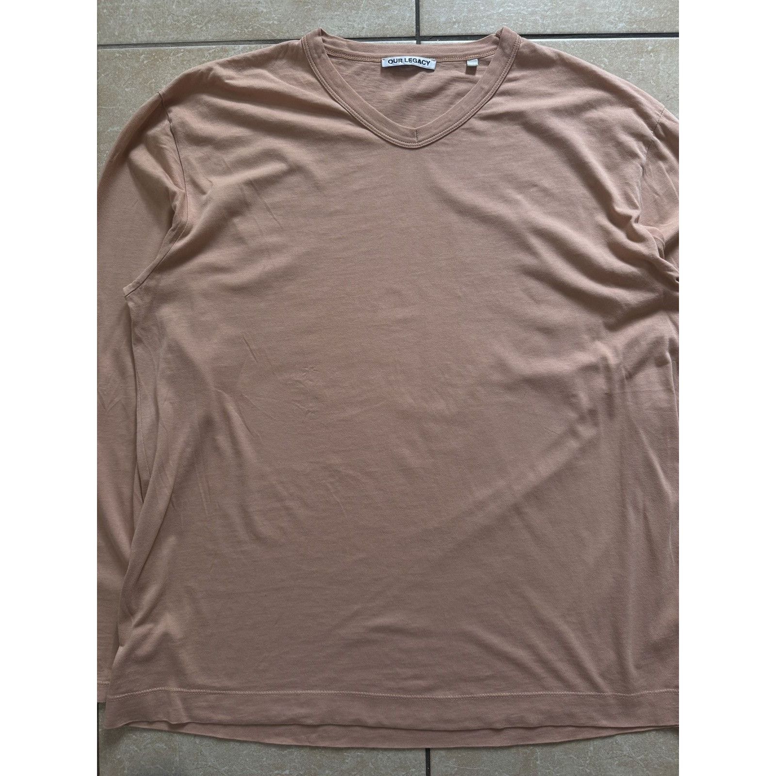 Our Legacy Our Legacy Peach Pink New Clean Jersey Size US M / EU 48-50 / 2 - 2 Thumbnail