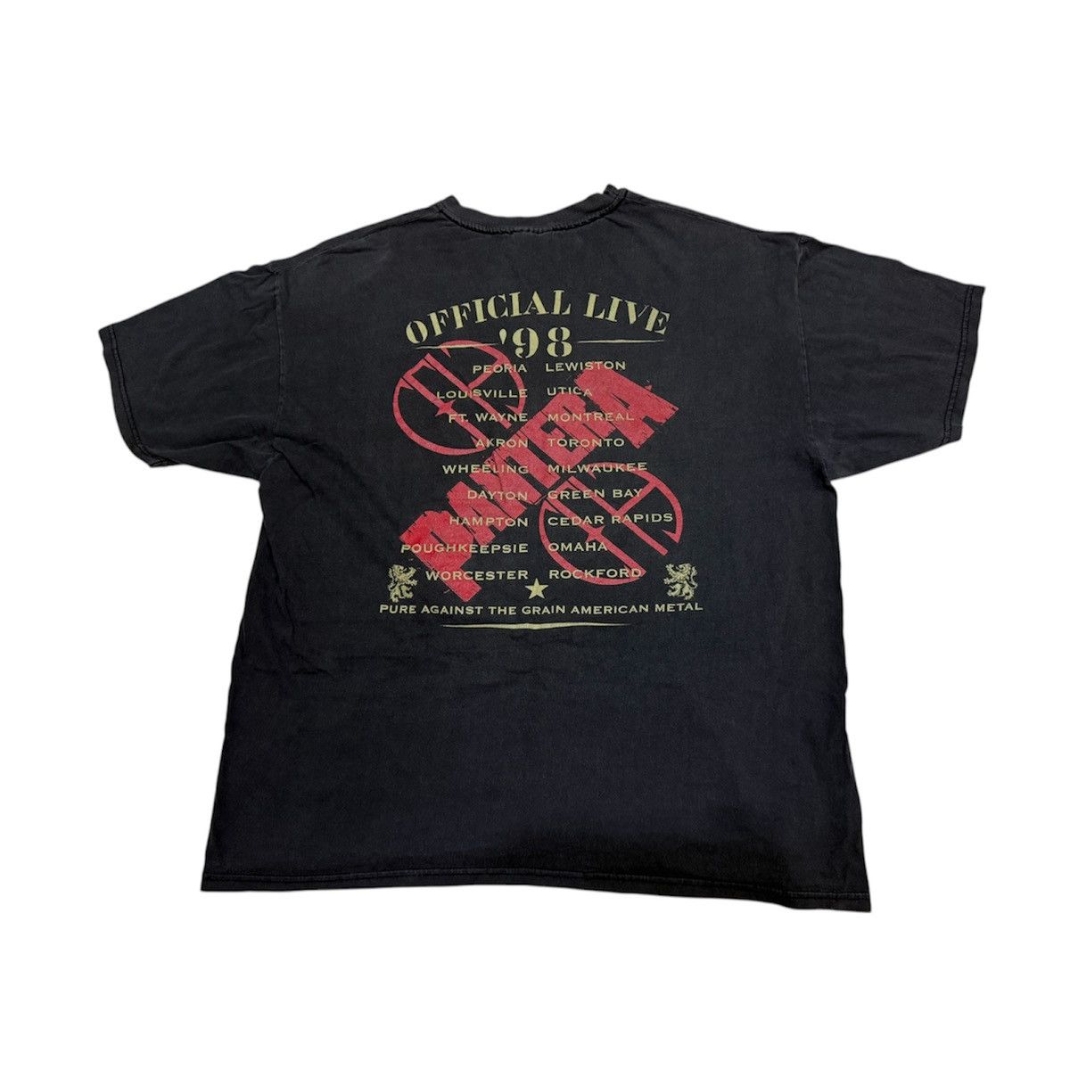 Band Tees × Vintage Vintage 90s Pantera Official Live:101 Proof T Shirt Size US XL / EU 56 / 4 - 1 Thumbnail