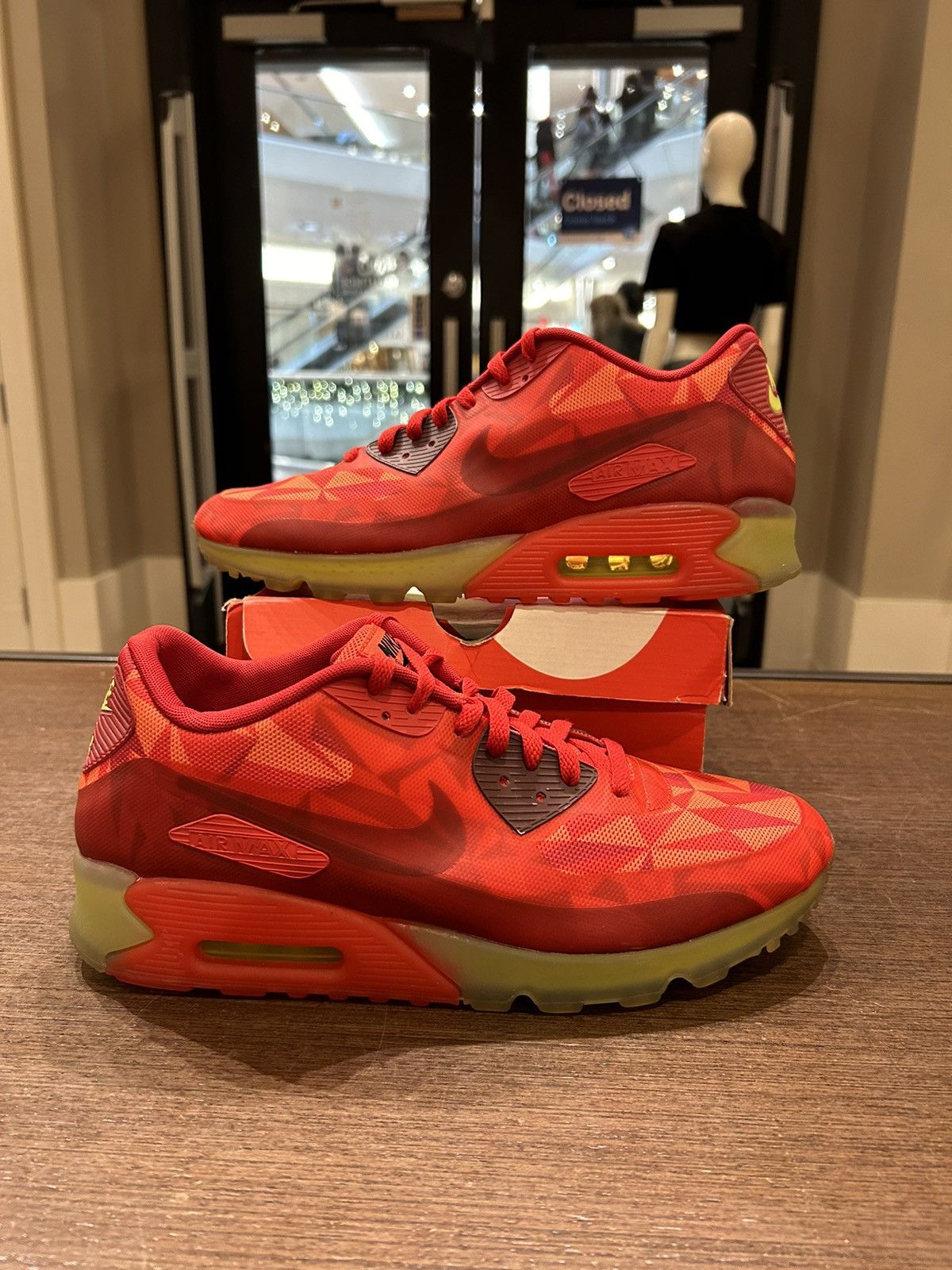 Air max 90 ice red clearance