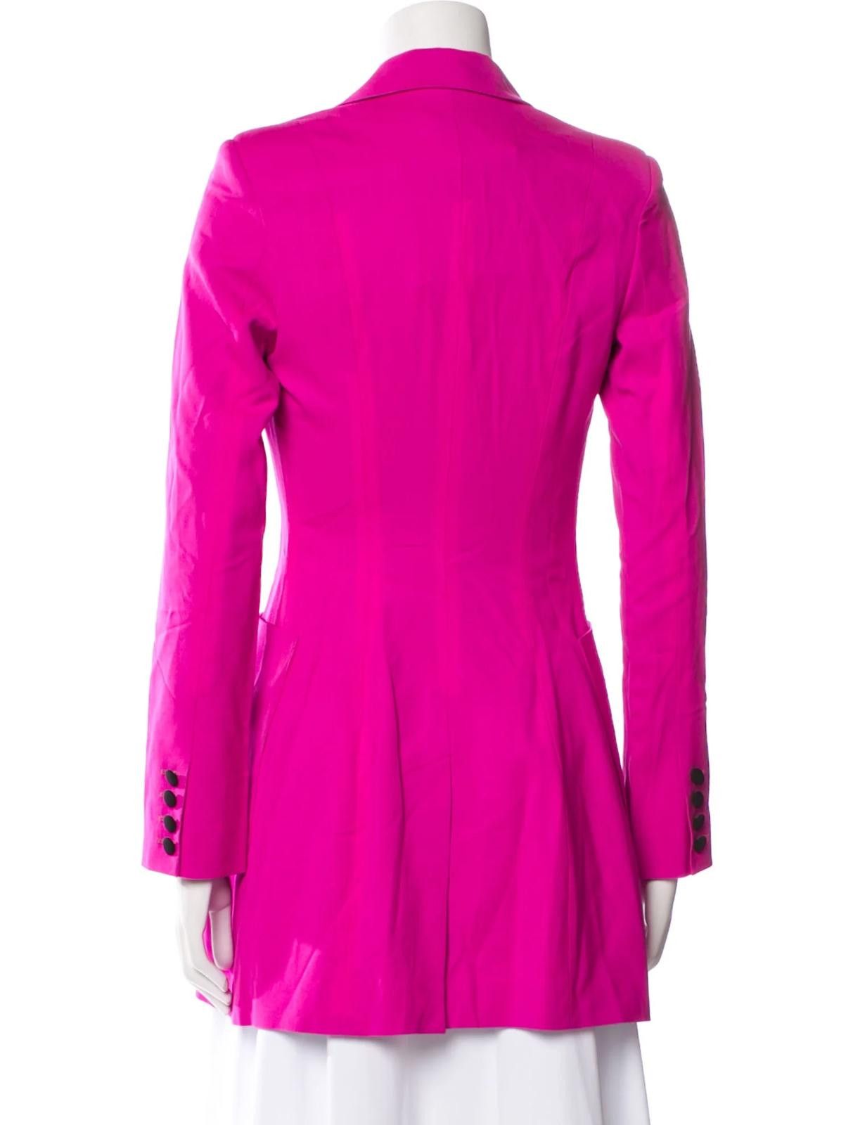 Other Marcell Von Berlin Virgin Wool Blazer Hot Pink Sz XL Size XL / US 12-14 / IT 48-50 - 3 Thumbnail