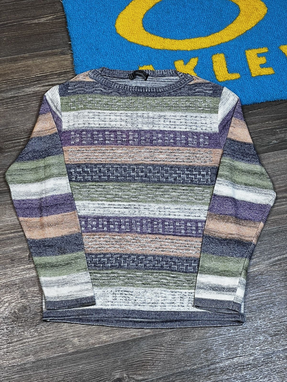 Missoni Missoni Sport Viscose Cotton Multicolour Knit Sweater Size US M / EU 48-50 / 2 - 1 Thumbnail