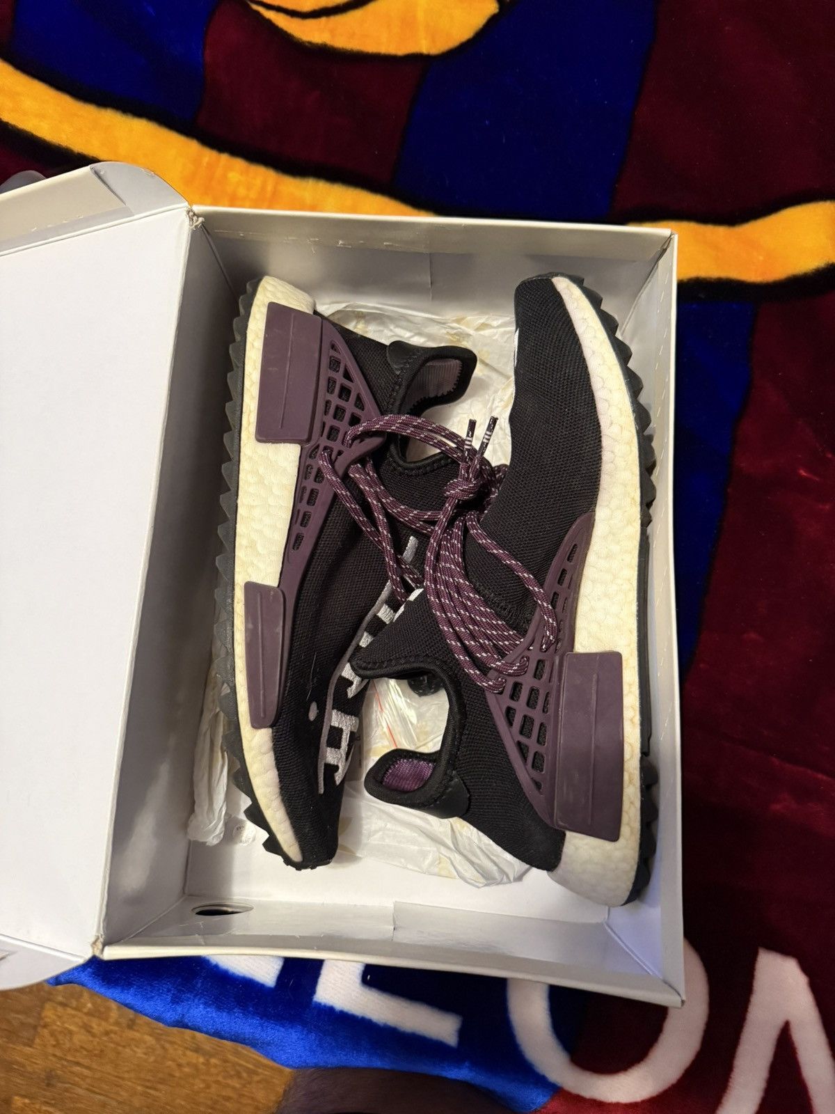 Adidas × Pharrell Pharrell x Adidas NMD Human Race Trail “Equality” Size US 9.5 / EU 42-43 - 8 Thumbnail