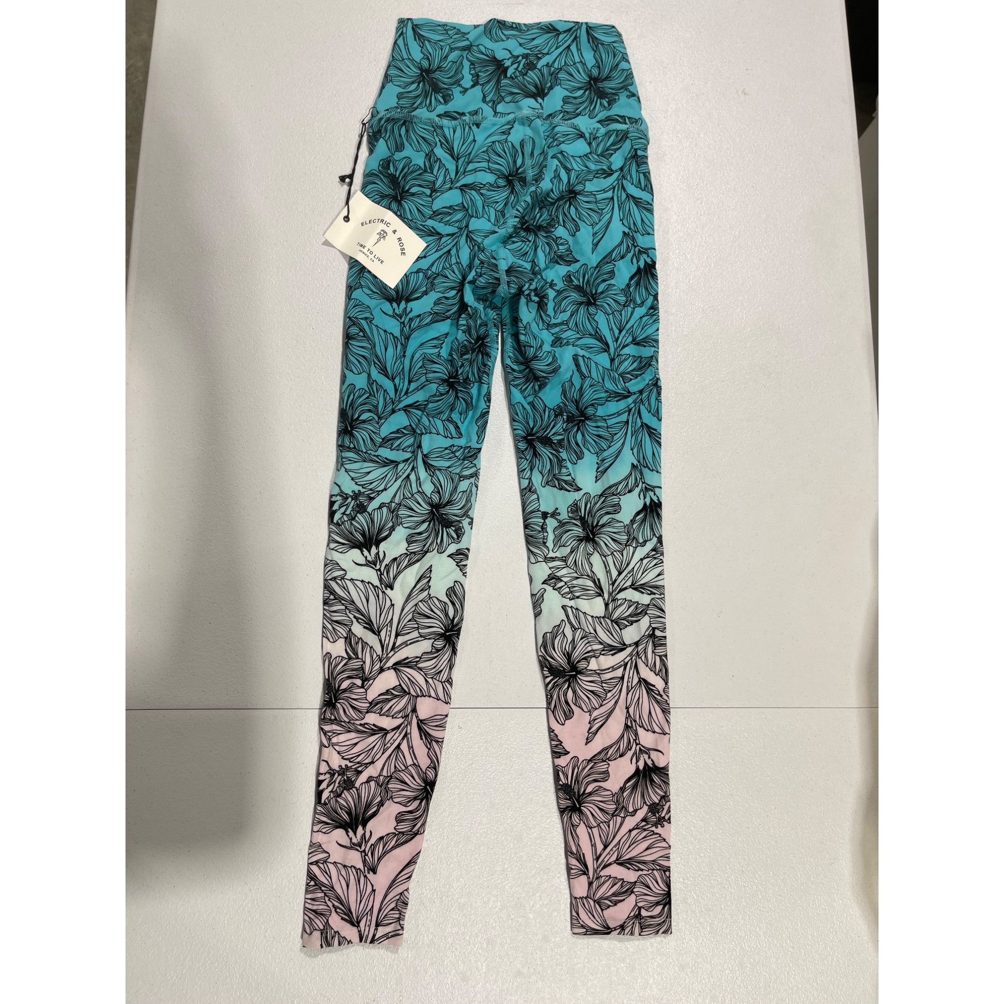 Other NWT ELECTRIC & ROSE OMBRE LEGGINGS SZ SMALL Size 25" / US 0 / IT 36 - 4 Thumbnail