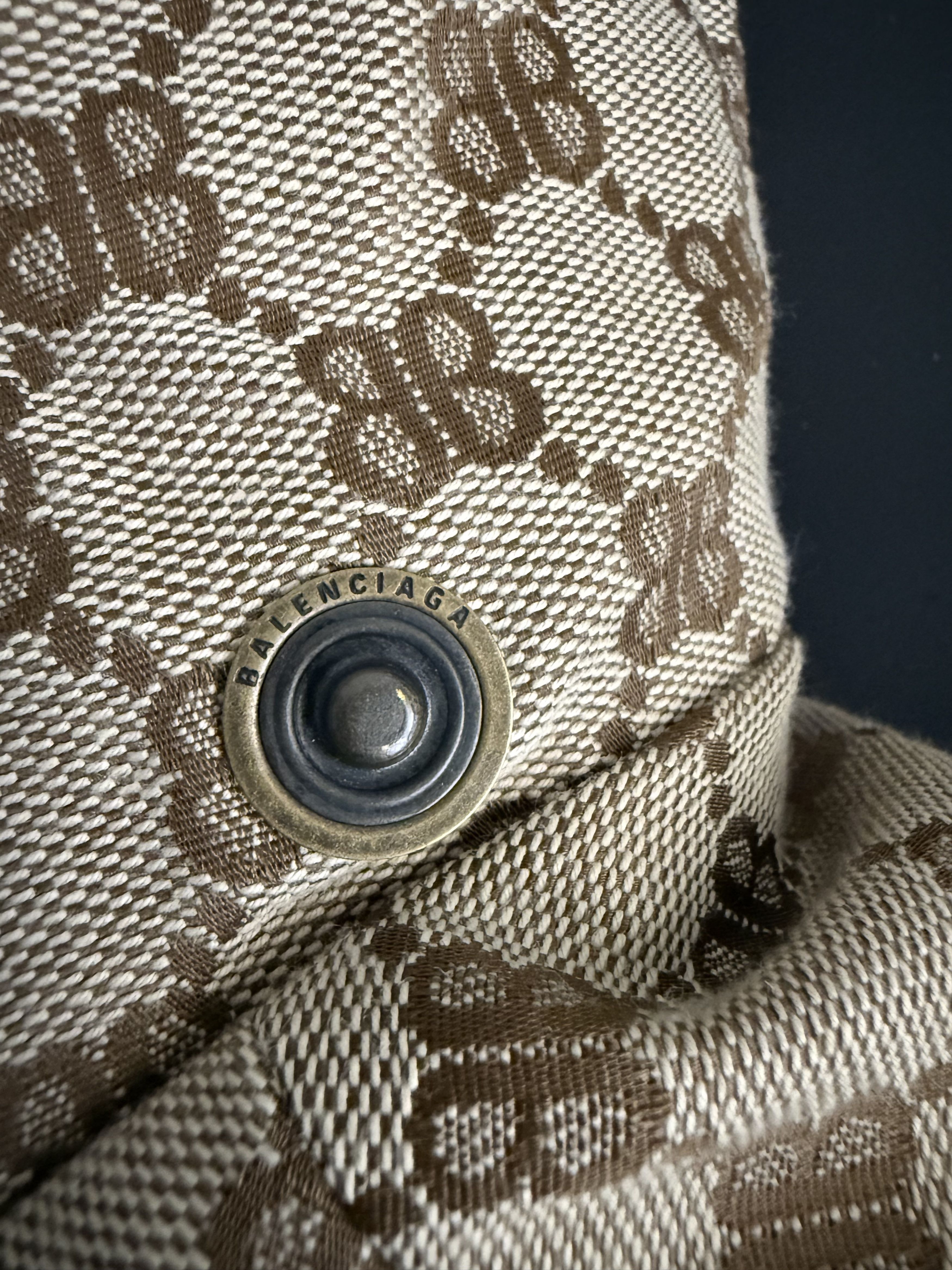 Balenciaga × Gucci Padded Vest Monogram Hood Size US M / EU 48-50 / 2 - 3 Thumbnail