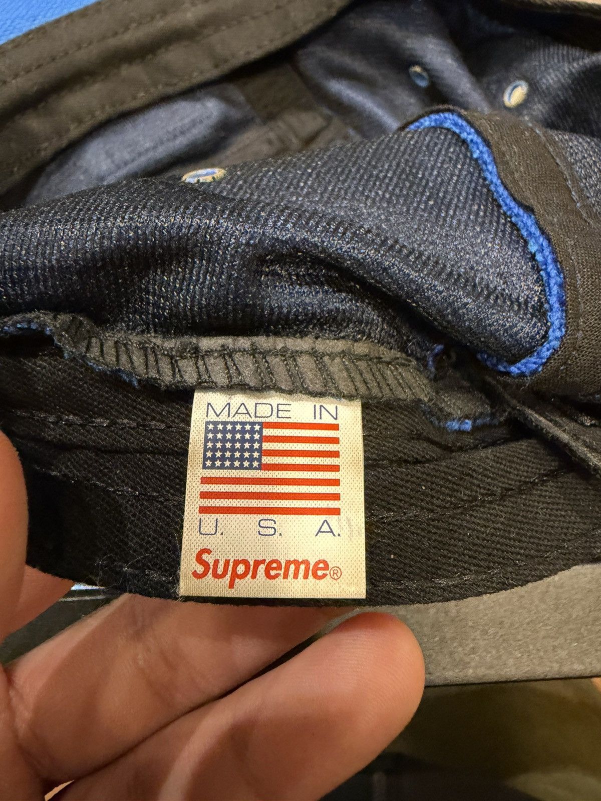 Supreme Supreme SS19 Pique Piping Camp Cap- Royal Size ONE SIZE - 3 Thumbnail