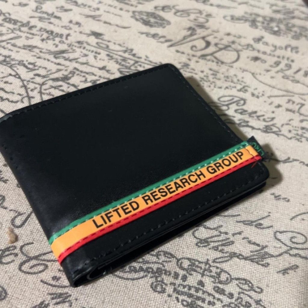 LRG LRG Lifted Research Group Black Rasta Striped Bifold Wallet Size ONE SIZE - 1 Thumbnail