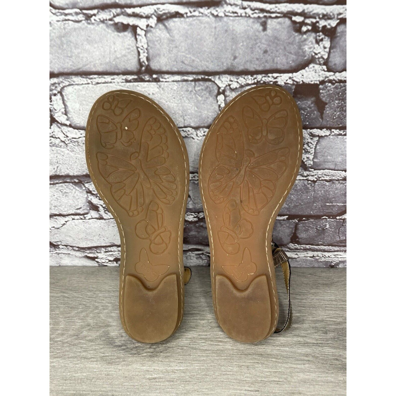 Born BOC Born Concept Bronze Metallic Leather Braided Thong Sanda Size US 8 / IT 38 - 16 Thumbnail
