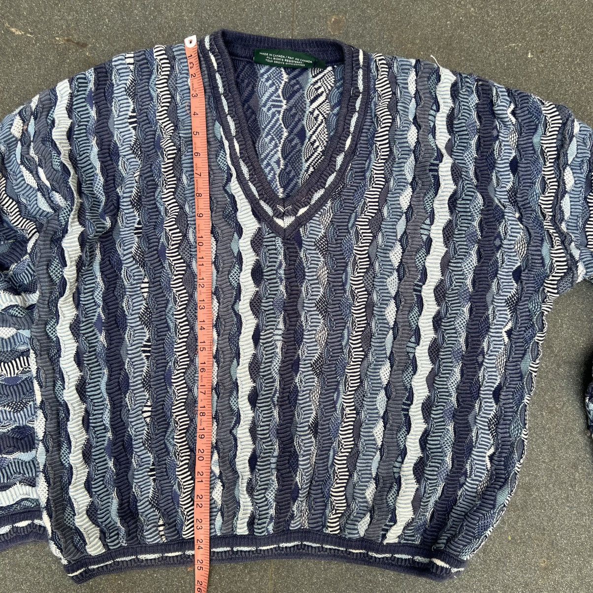 Coogi × Tundra Canada × Vintage COOGI style 3D Cable Knitwear TUNDRA Sweater Size US M / EU 48-50 / 2 - 6 Thumbnail