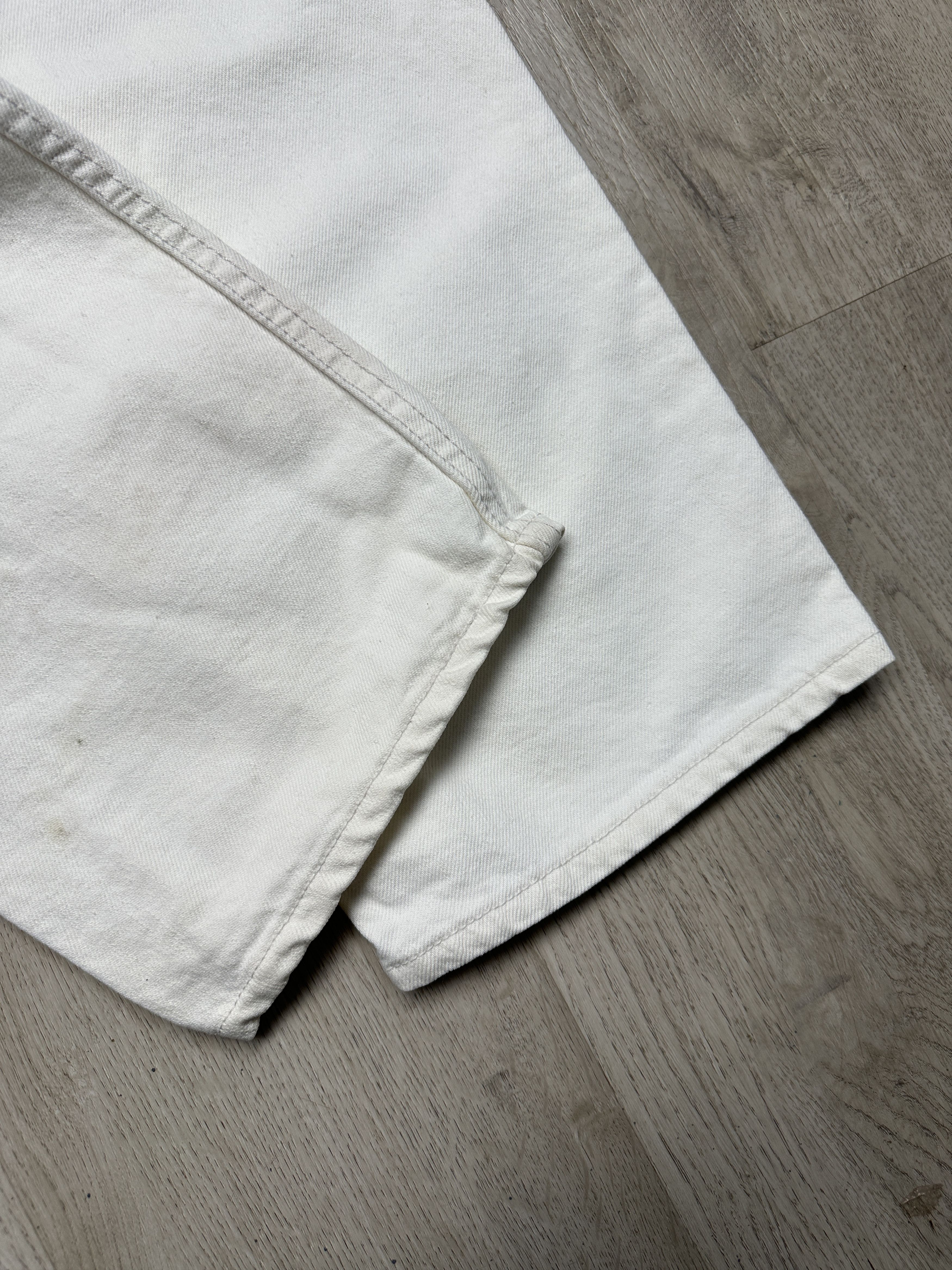 Levi's Levi's 501 90s Vintage White Denim Pants Jeans Size US 34 / EU 50 - 3 Thumbnail