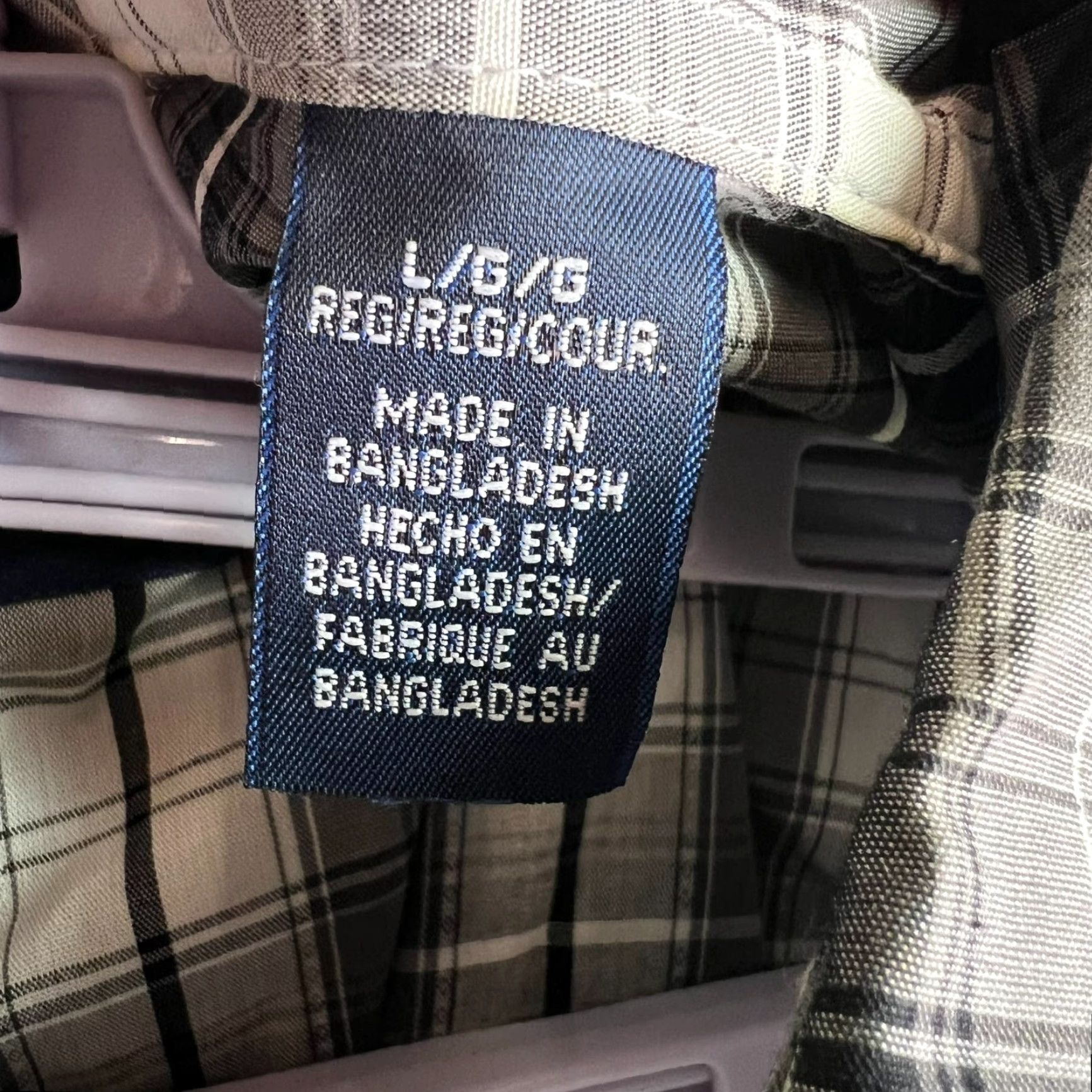 Wrangler Wrangler Western Plaid Pearl Snap Button Shirt Mens L Gray, Button-Up, Western, Casual, Workwear, Wrangler Wrancher Size US L / EU 52-54 / 3 - 6 Thumbnail