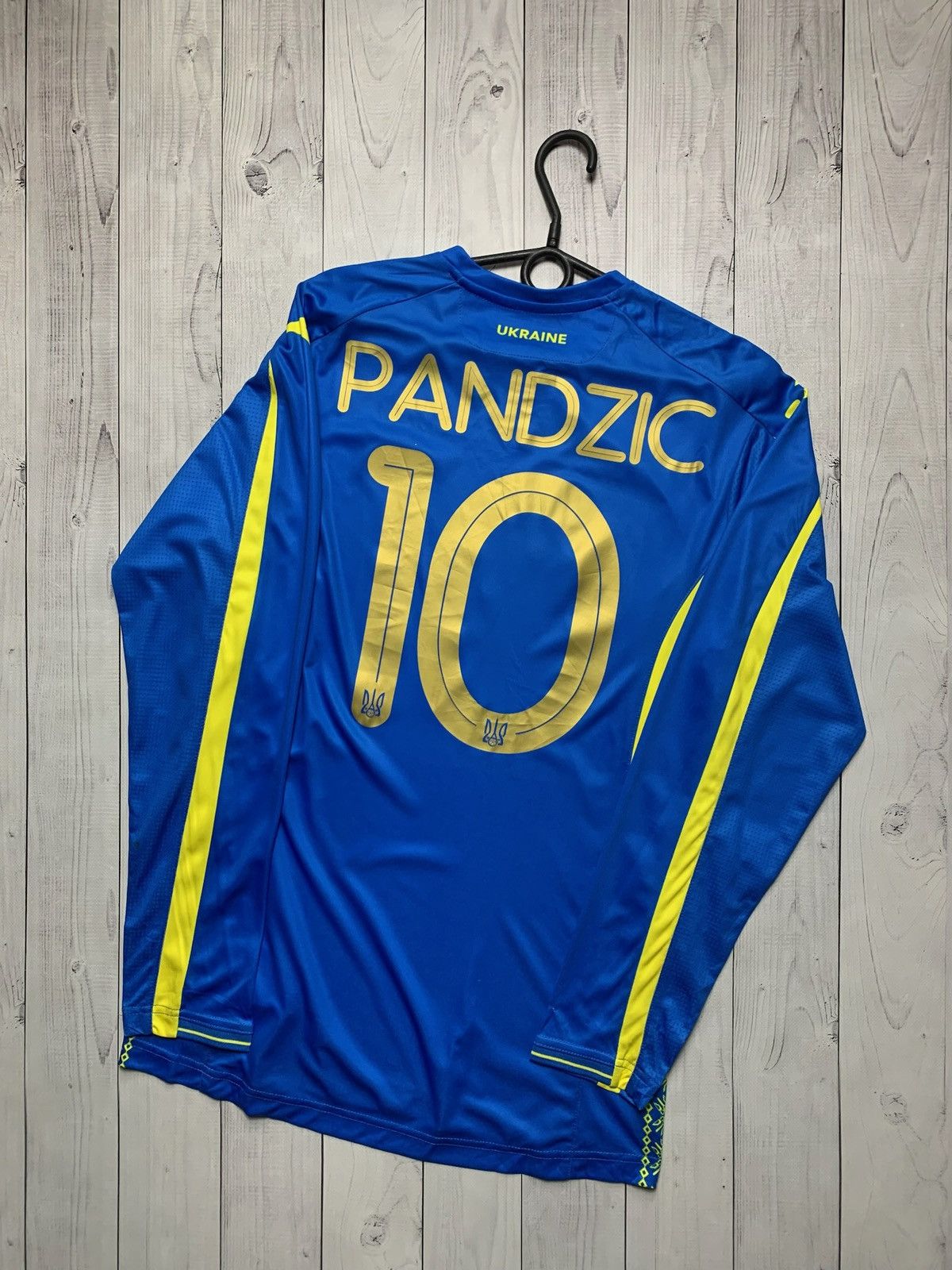 Joma × Vintage Vintage Ukraine soccer jersey size M long sleeve blue logo Size US M / EU 48-50 / 2 - 4 Thumbnail