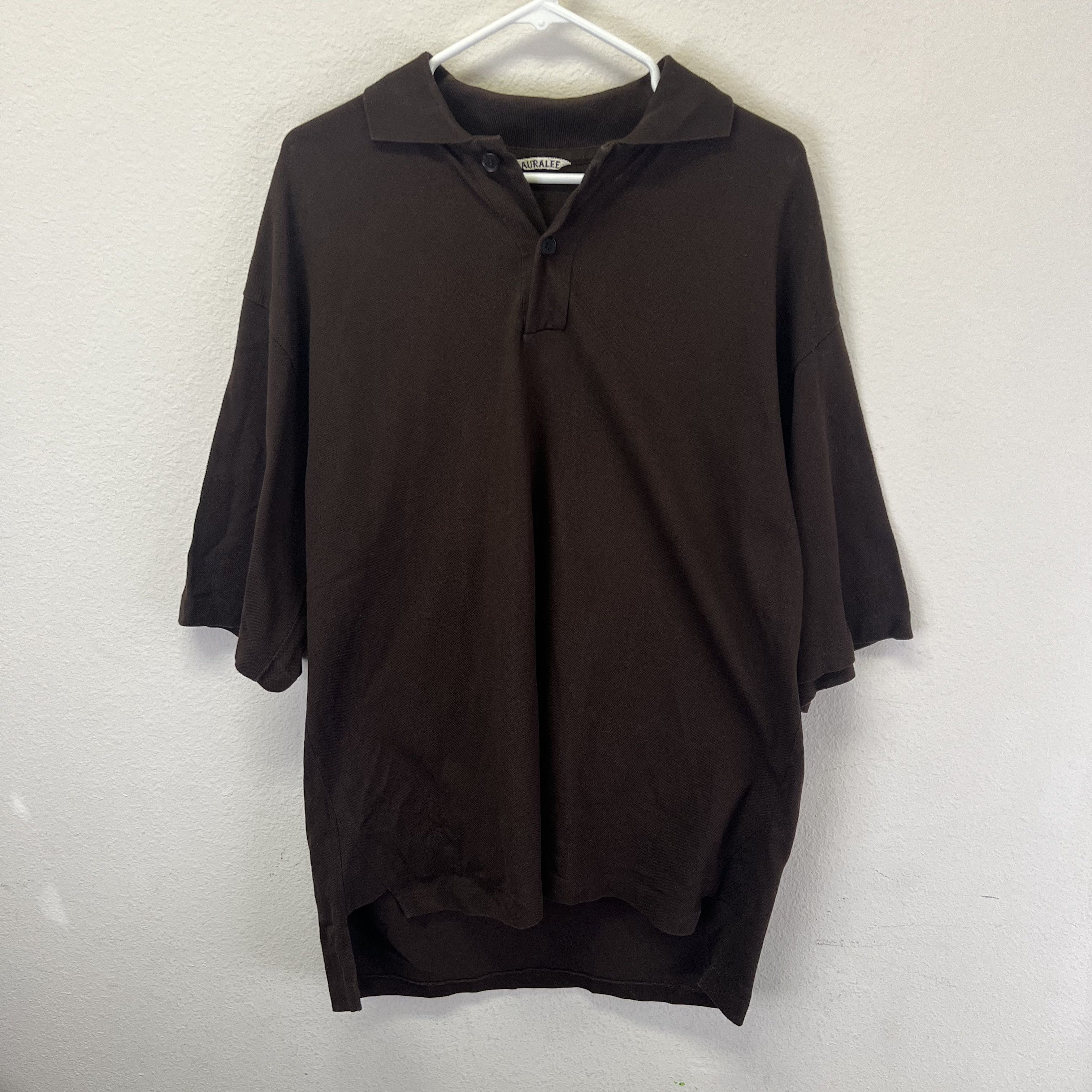 Auralee Super Fine Cotton Pique Big Polo | Grailed