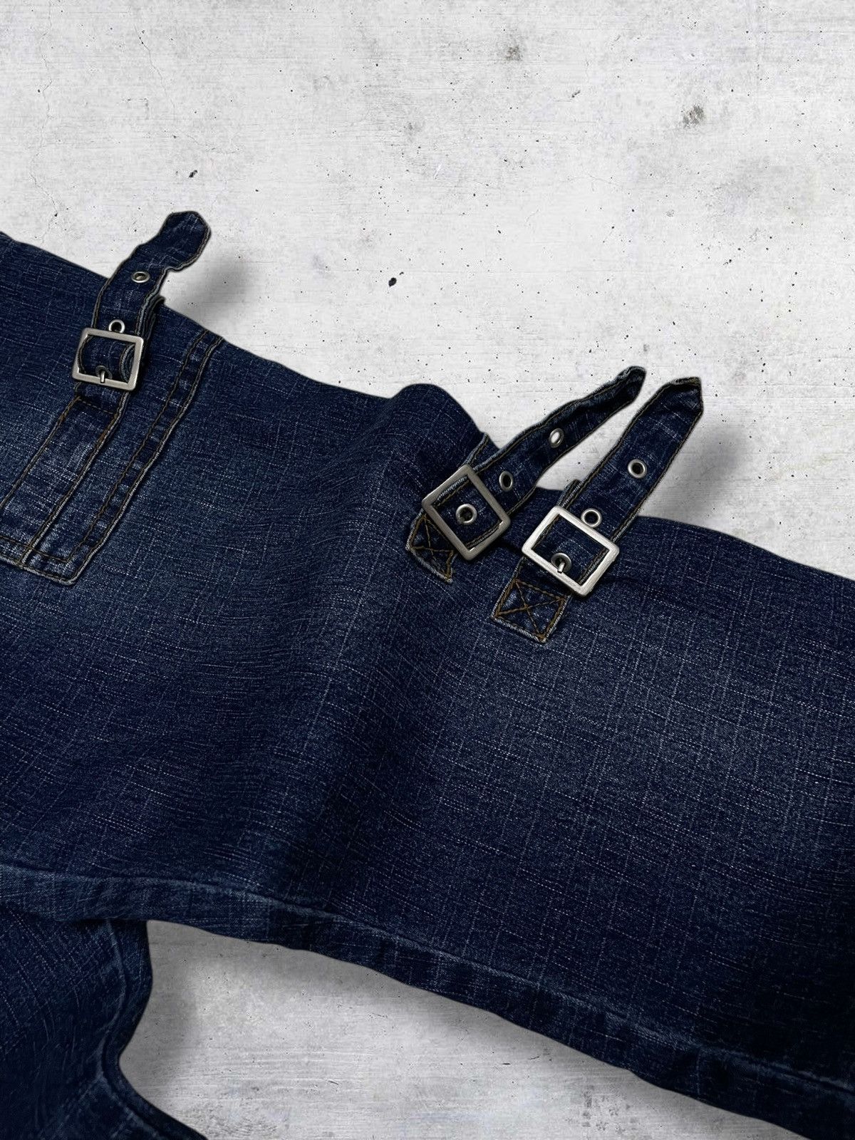 Hysteric Glamour VINTAGE ANGELA JAPAN 90S OG DESIGNER BONDAGE FLARED DENIM Size US 32 / EU 48 - 9 Thumbnail