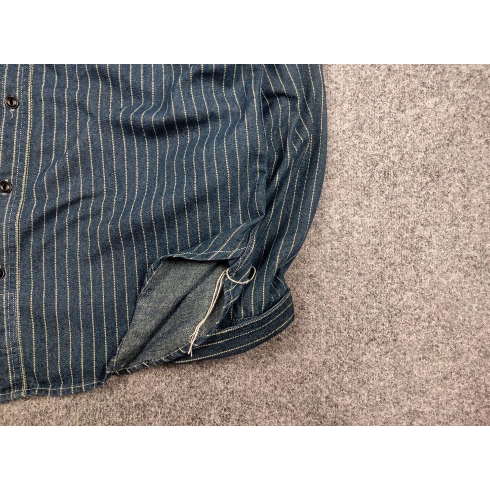 Vintage Non Stock Flyer Japan Wabash Vent Hole Vintage Style Work Shirt Size US XXL / EU 58 / 5 - 6 Thumbnail
