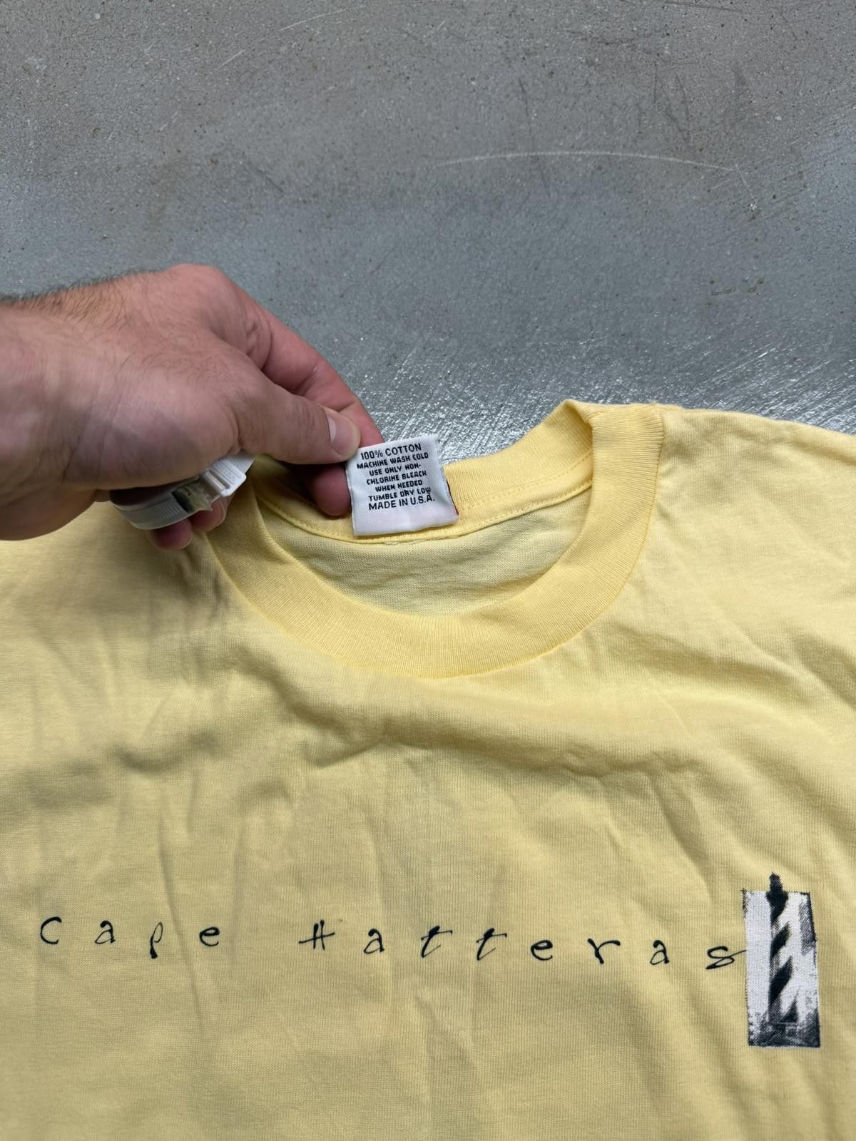 Other Vintage 90s Cape Hatteras Single Stitch Lighthouse T-shirt Size US L / EU 52-54 / 3 - 3 Thumbnail