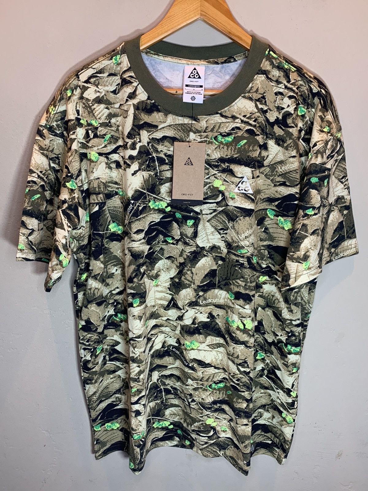 Nike ACG *RARE* New Nike ACG Leafcutter Camouflage T-Shirt - Large Size US L / EU 52-54 / 3 - 1 Thumbnail