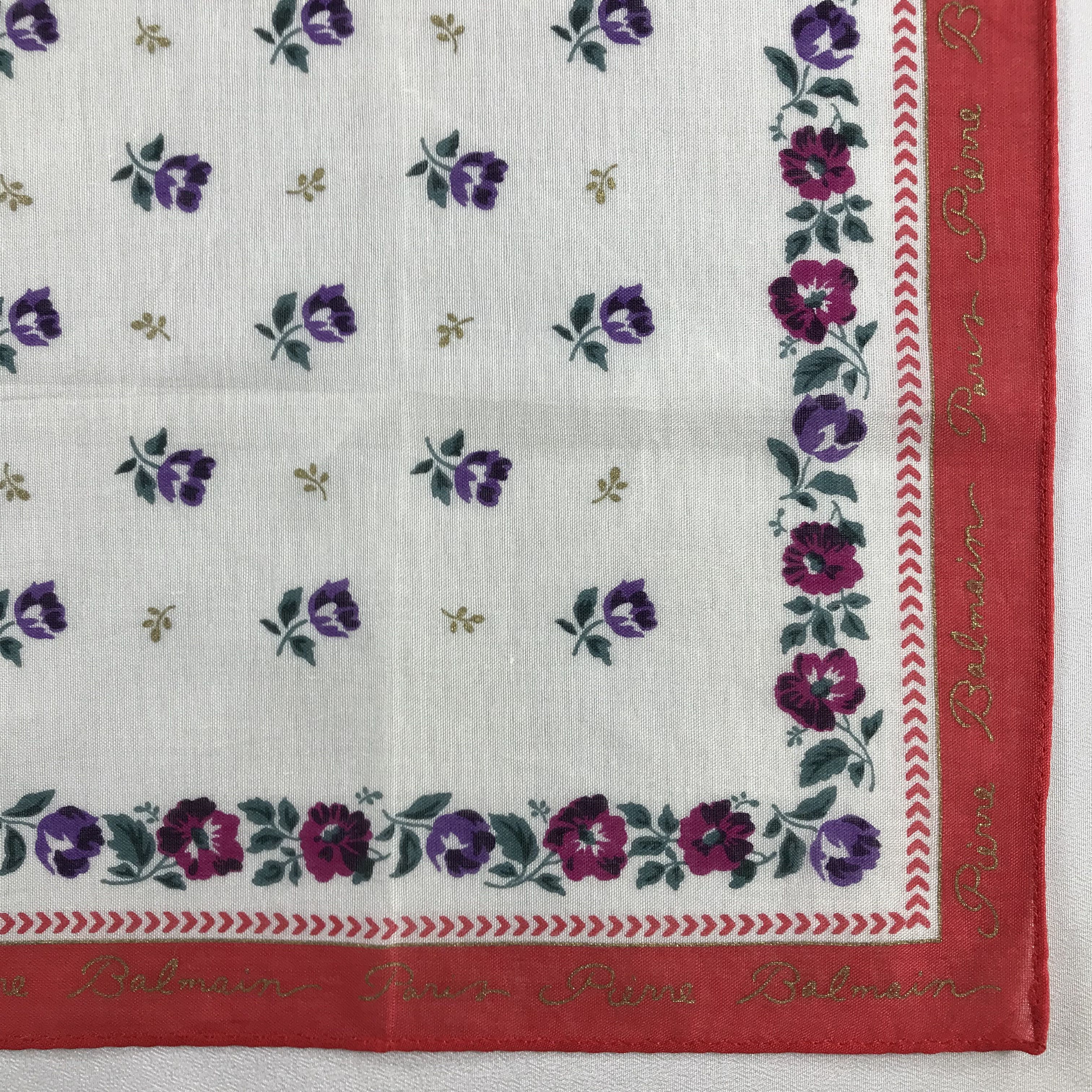 Pierre Balmain Pierre Balmain Handkerchief / Bandana / Neckerchief C786 Size ONE SIZE - 5 Thumbnail