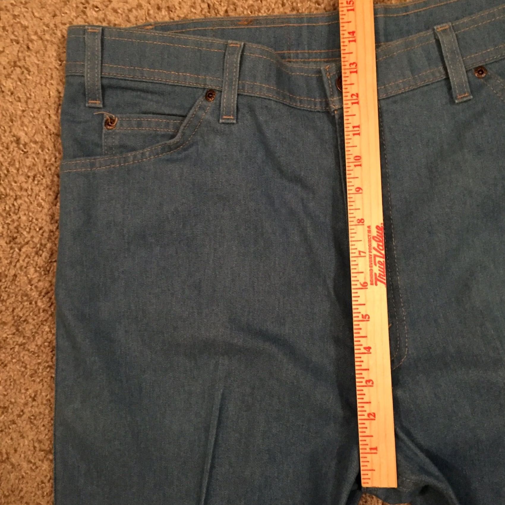 Levi's Levi'S Action Jeans Mens Size 40 Blue Straight Leg Vintage 50/50 Blend USA 37x30 Size US 40 / EU 56 - 4 Thumbnail