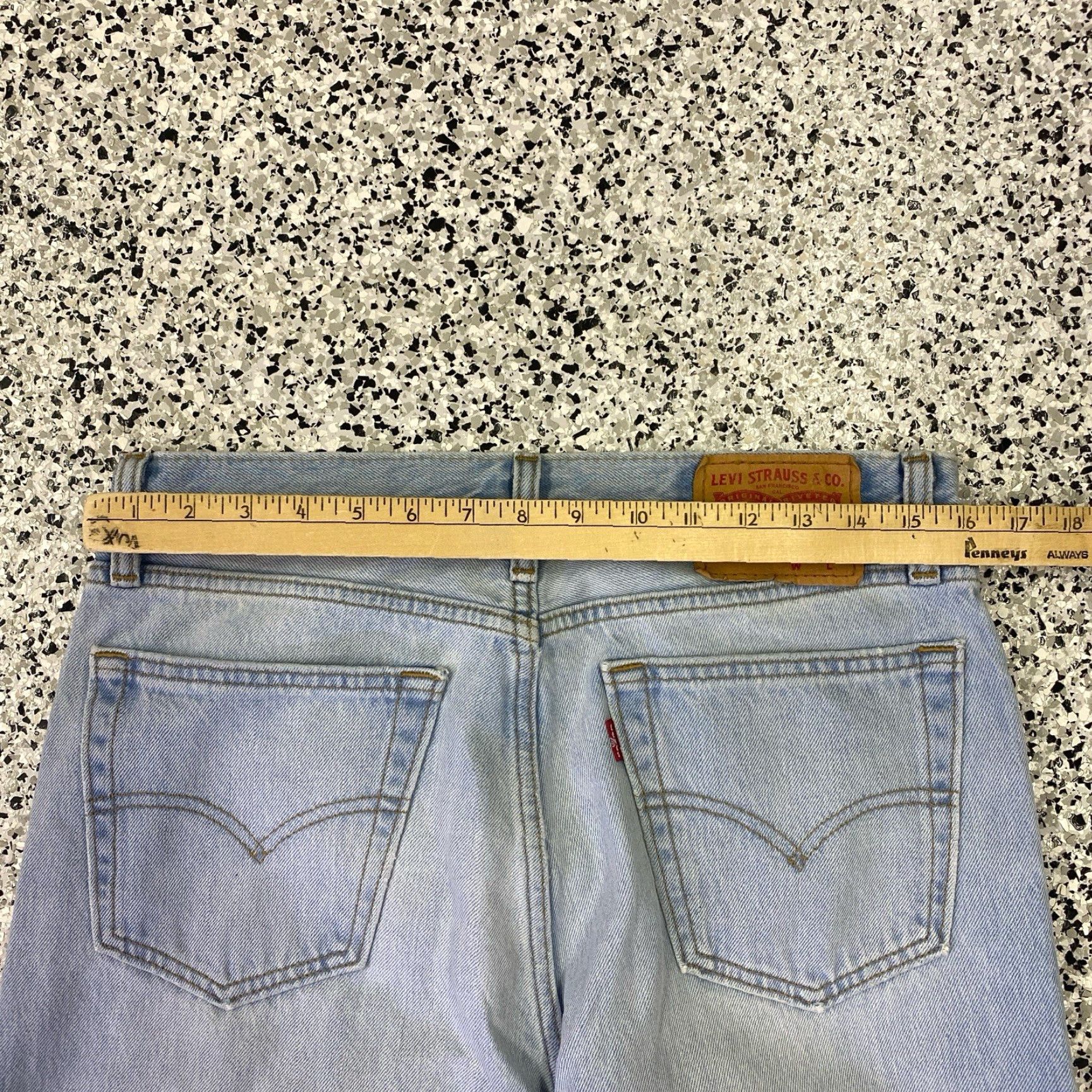Levi's SAMPLE Levi's Jeans Blue Denim Pants Lightwash 32x32 Levi's 502 Regular Jeans Mens 32 Blue 90s City Classic Denim Size US 32 / EU 48 - 5 Thumbnail