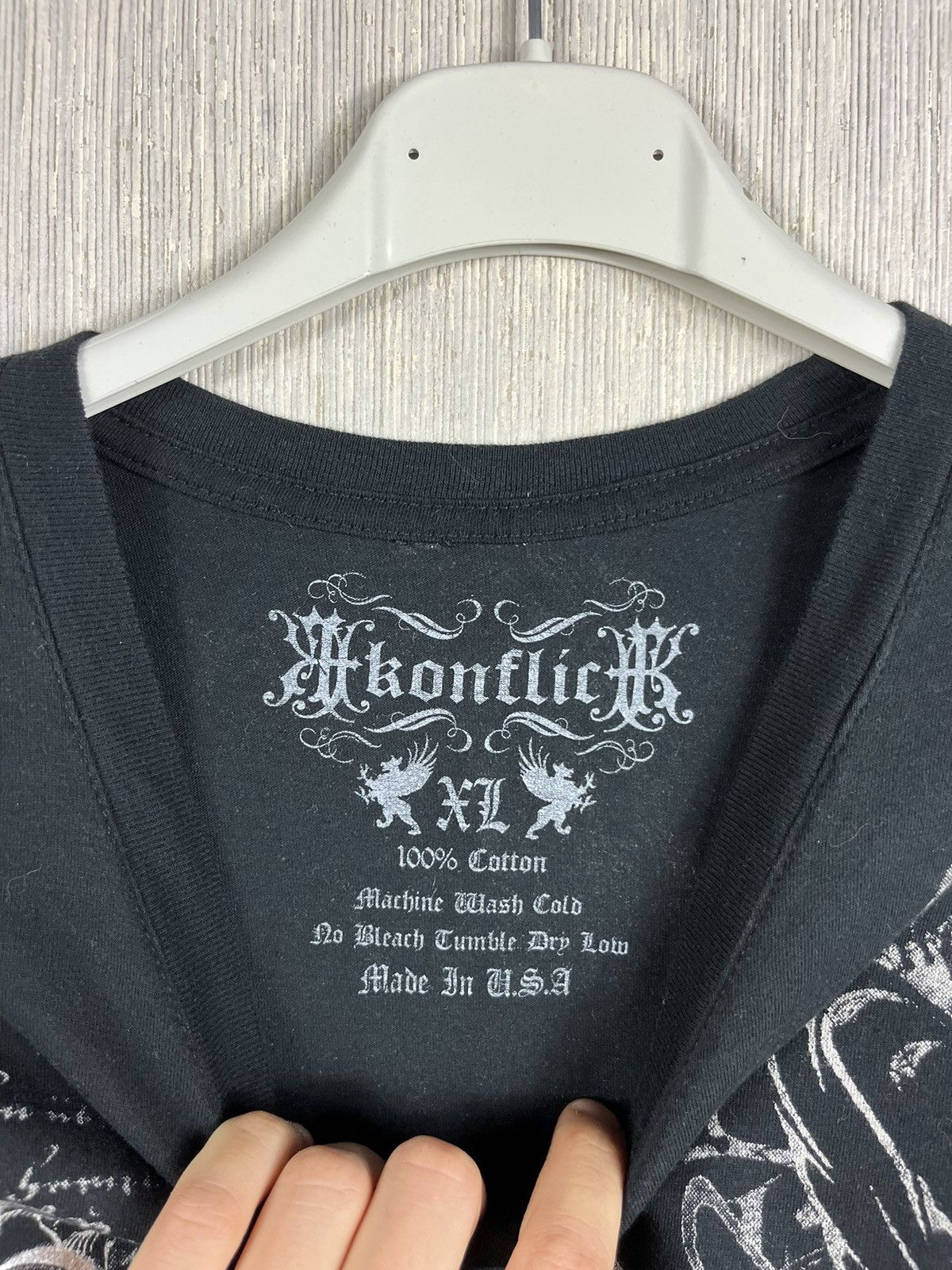 Affliction × Ed Hardy × Vintage Vintage y2k Konflic christian audigier affliction tee tshirt Size US XL / EU 56 / 4 - 14 Thumbnail