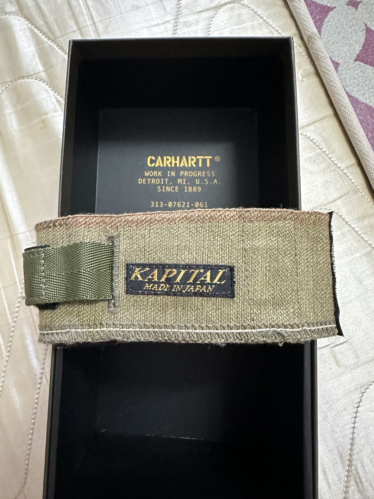 Kapital Kapital japan bracelet denim olive handmade Size ONE SIZE - 6 Thumbnail