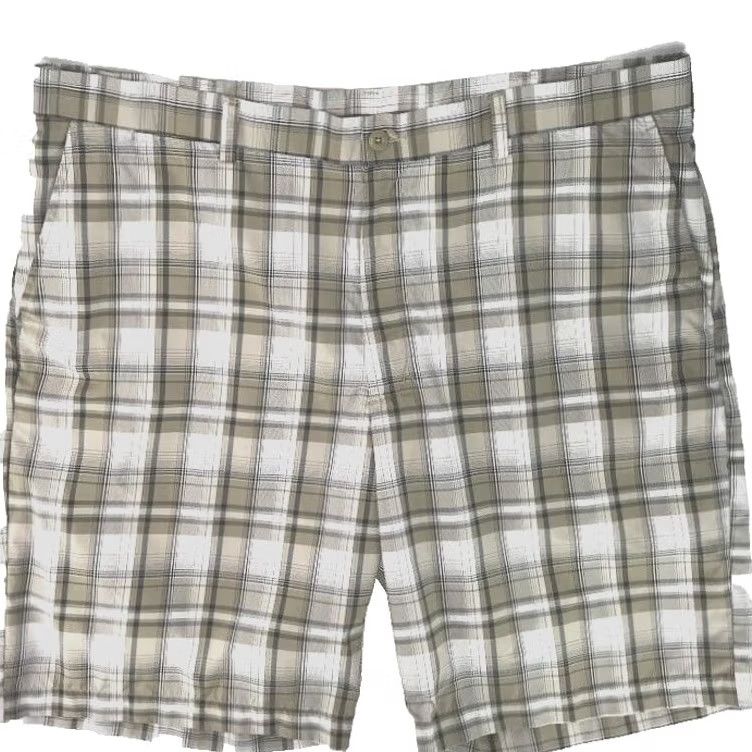 Hogan Ben Hogan Performance Golf Shorts Mens Size 40 Flat Front Plaid Multicolor Size US 40 / EU 56 - 2 Thumbnail