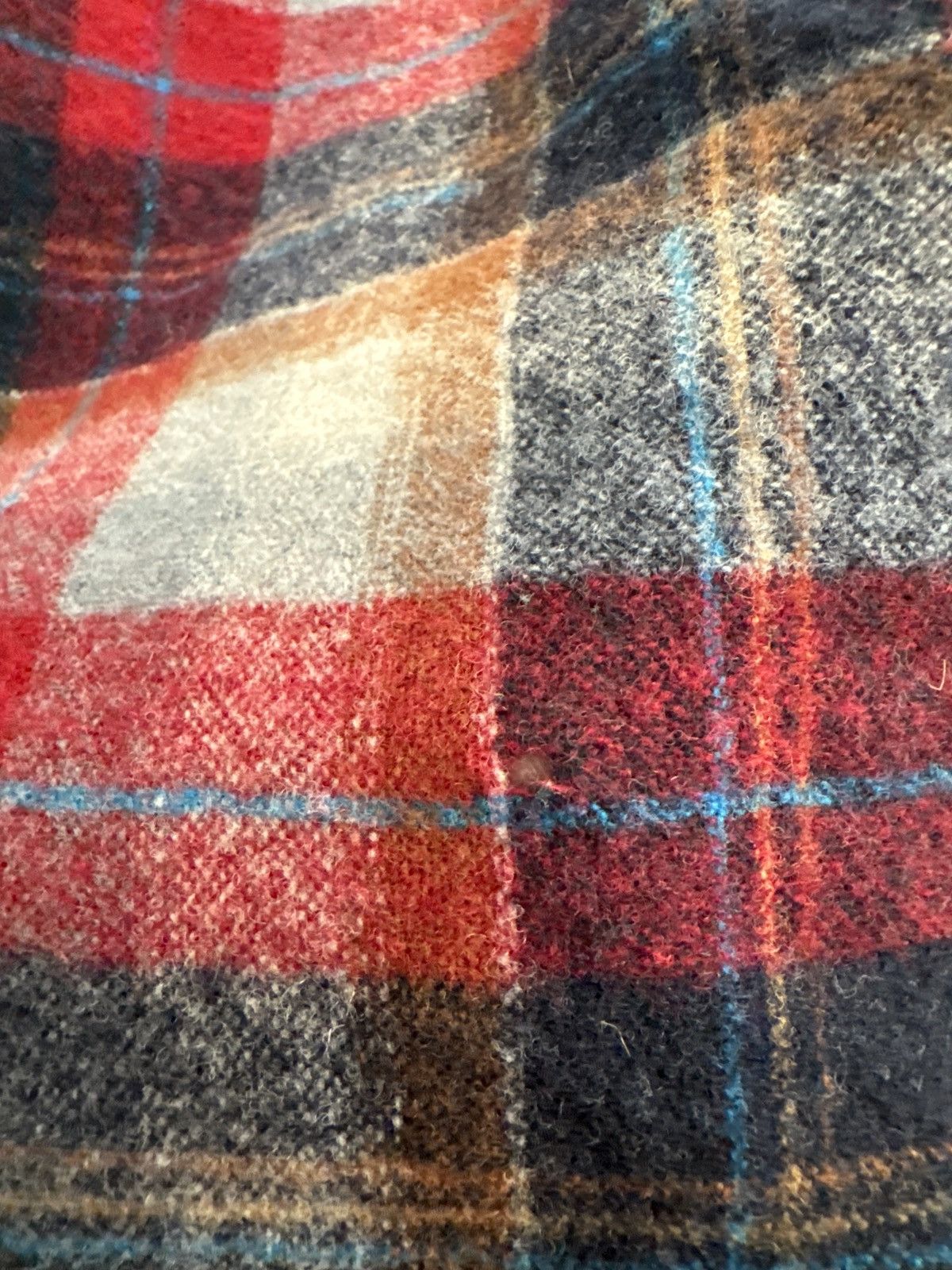 Flannel × Pendleton × Vintage 60-70s Vintage Pendleton Flannel Wool Chest Pocket Shirt Size US L / EU 52-54 / 3 - 14 Thumbnail