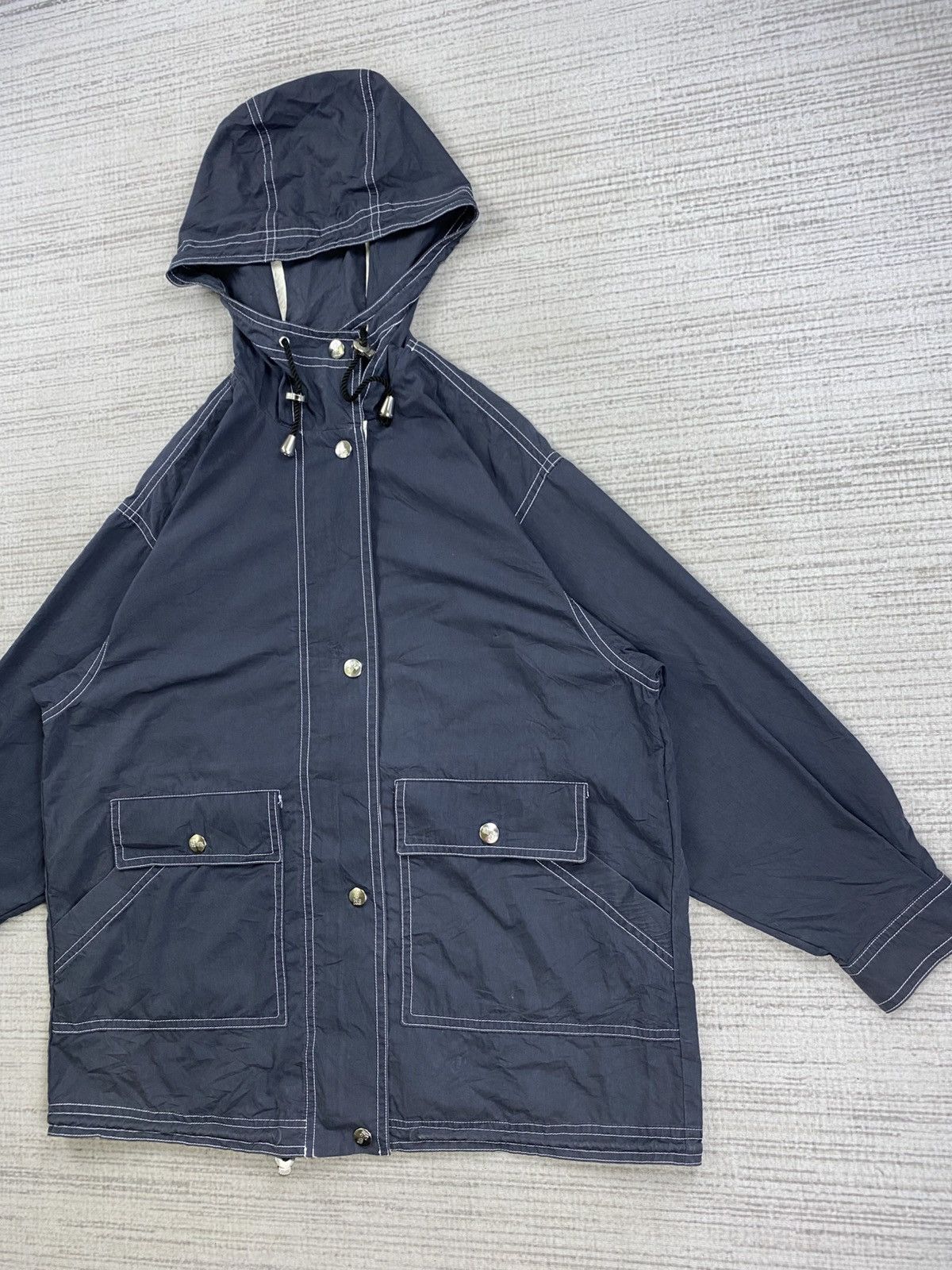 DAKS Vintage 90s DAKS Squadron Hoodie Zipper Jacket Size US XL / EU 56 / 4 - 4 Thumbnail