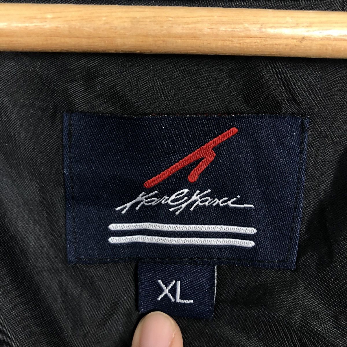 Japanese Brand 🔥90’s Vintage Zipper Jacket Karl Kani Big Logo Striped Size US XL / EU 56 / 4 - 13 Thumbnail