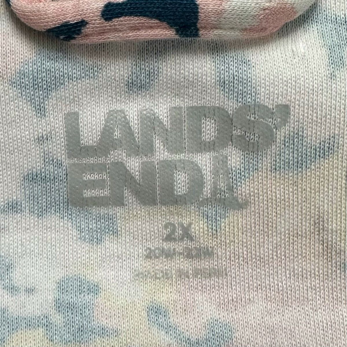 Lands' End Lands’ End 100% Cotton Floral Long Sleeves Midi Dress Size XXL / US 16-18 / IT 52-54 - 8 Thumbnail