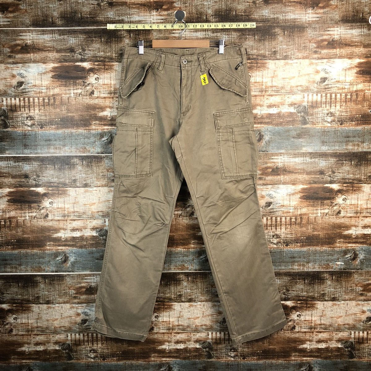 Edwin Edwin Brown Cargo utility tactical Multipocket Pants #A2570 Size US 31 - 1 Thumbnail