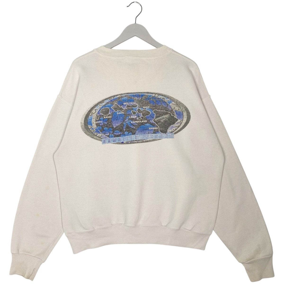 Vintage Vintage Piko Hawaiian Sweatshirt Crewneck White Size M Size US M / EU 48-50 / 2 - 6 Thumbnail