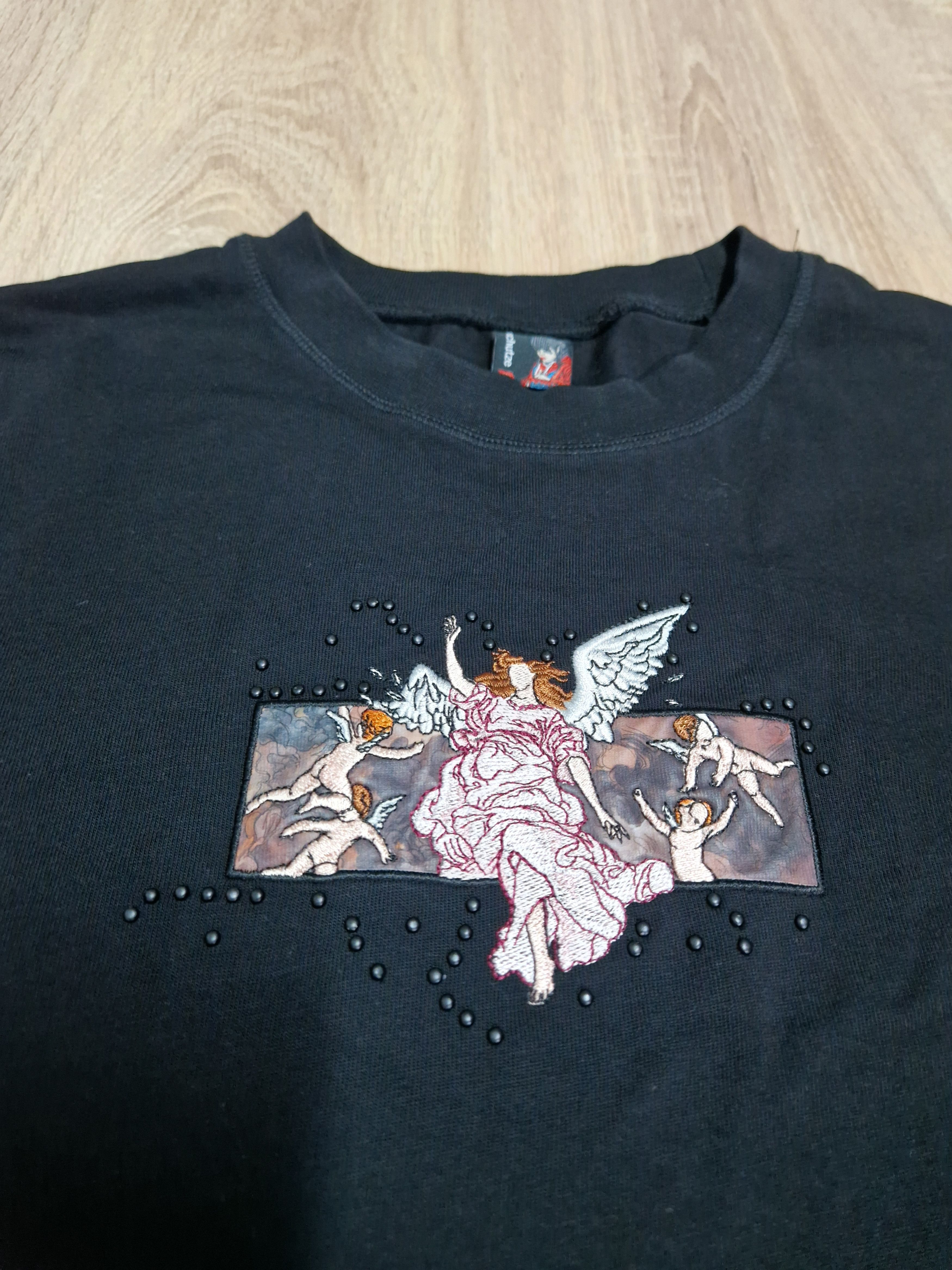 Derschutze Derschutze Awakening Embroidered Heavyweight Tee Black L Size US L / EU 52-54 / 3 - 3 Thumbnail